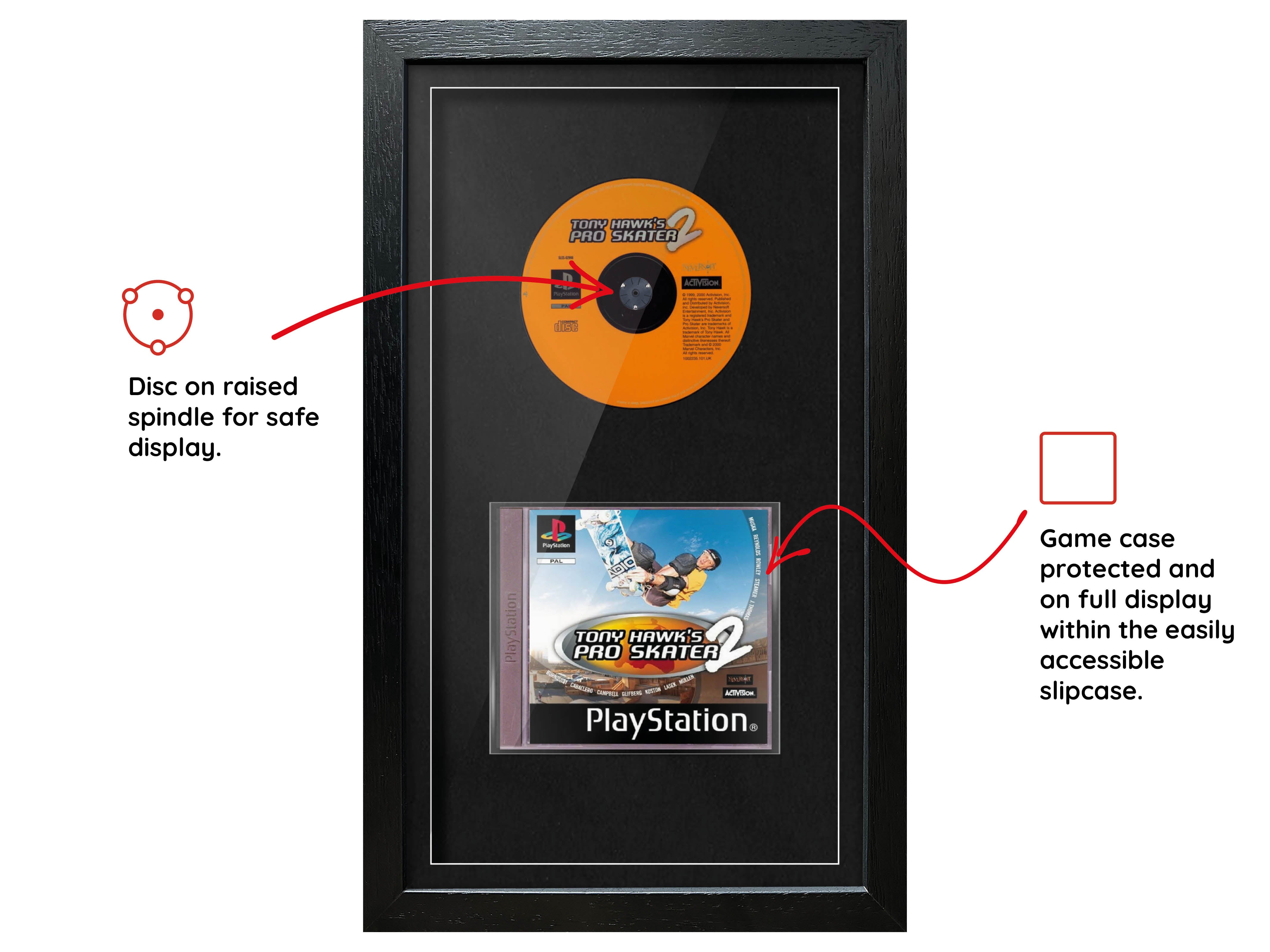 Tony Hawk's Pro Skater 2 (PS1) Exhibition Range Framed Game