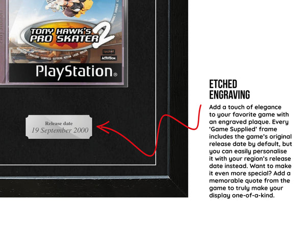 Tony Hawk's Pro Skater 2 (PS1) Exhibition Range Framed Game