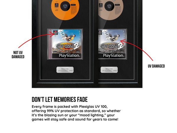 Tony Hawk's Pro Skater 2 (PS1) Exhibition Range Framed Game