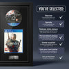 The Witcher 3: Wild Hunt PS4 frame with game supplied and a personalised plaque