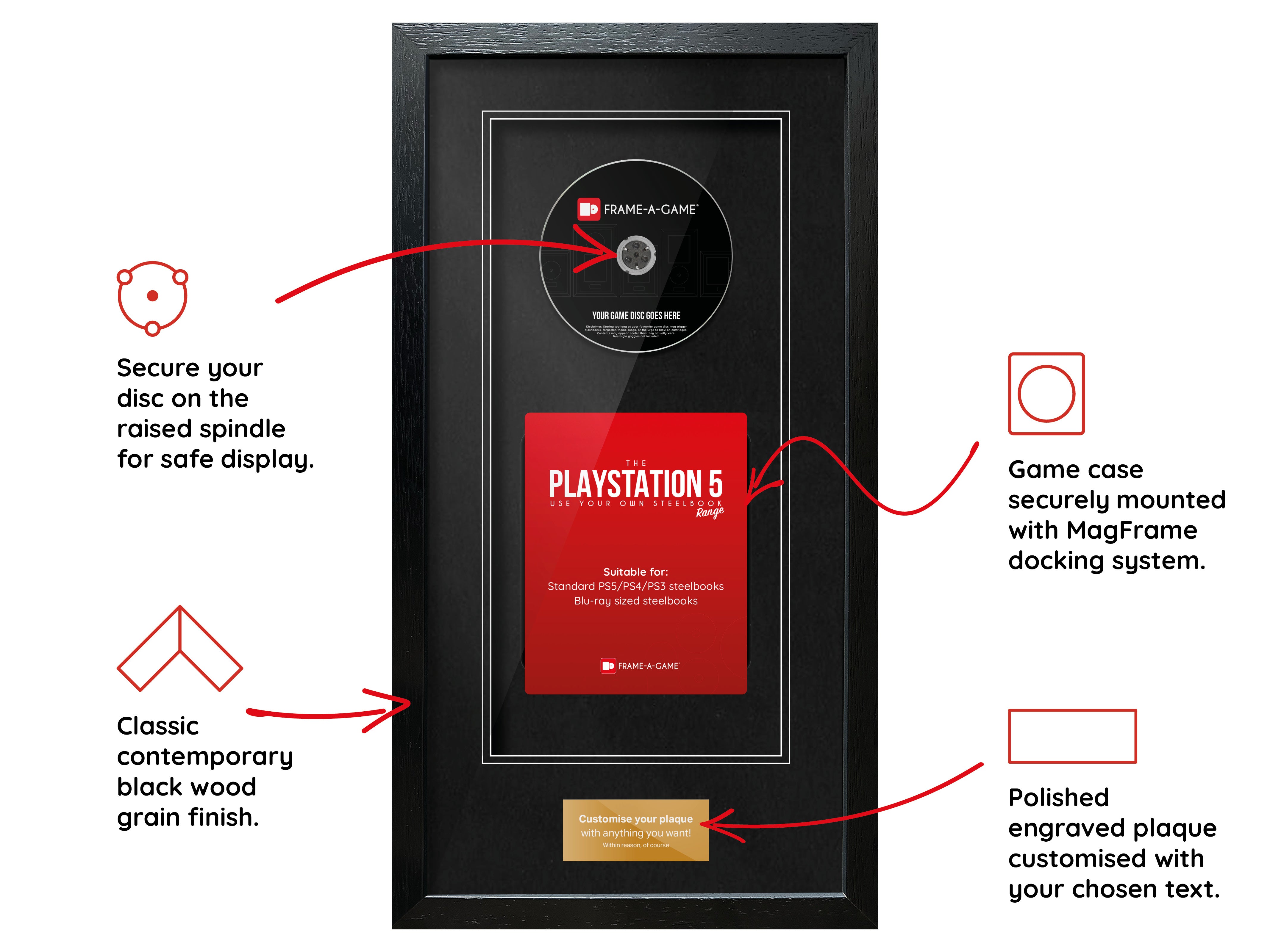 Use Your Own Steelbook (PS5) MagFrame Elite Range Frame