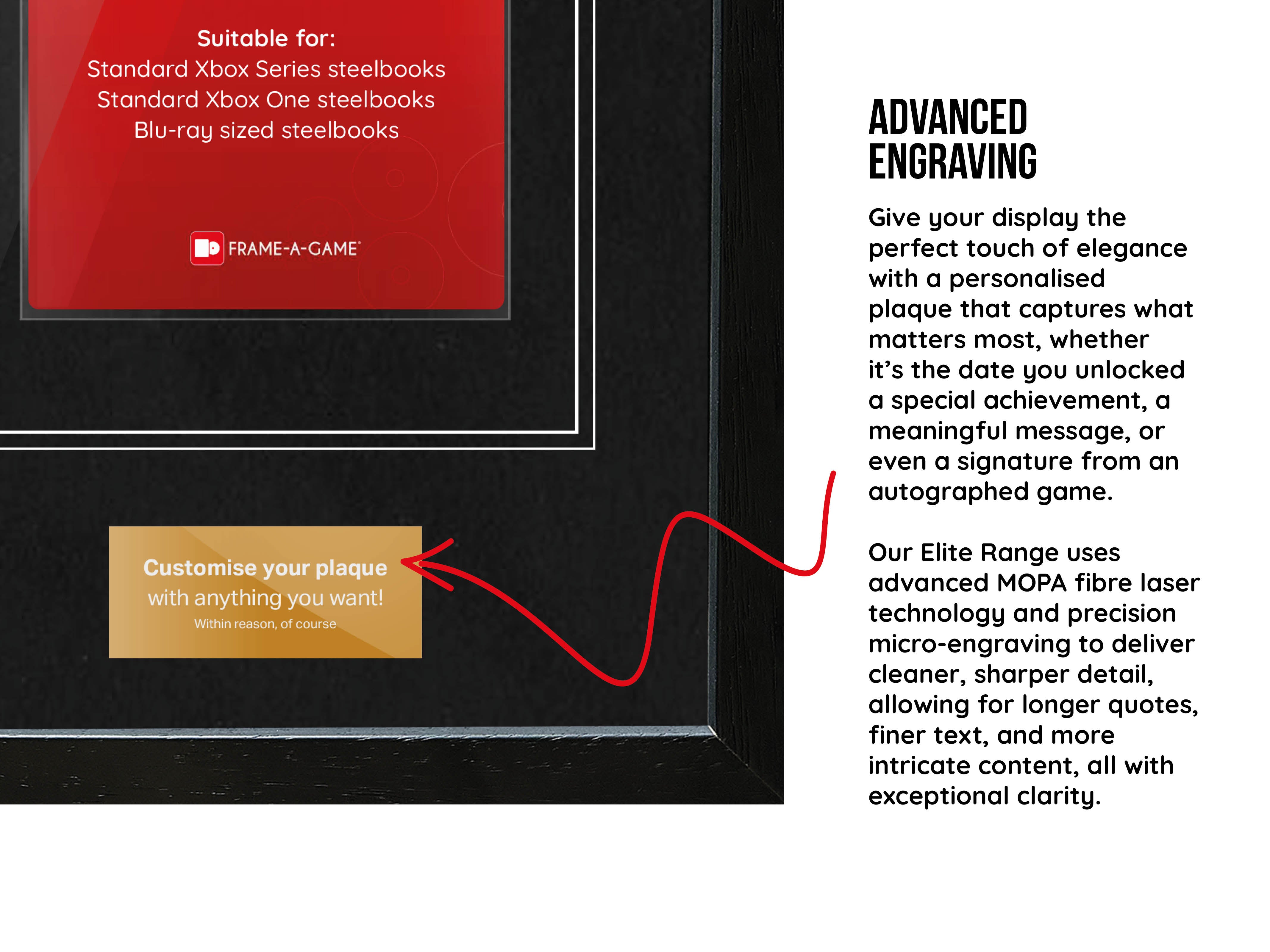 Utilisez votre propre Steelbook (Xbox Series) Elite Range Frame