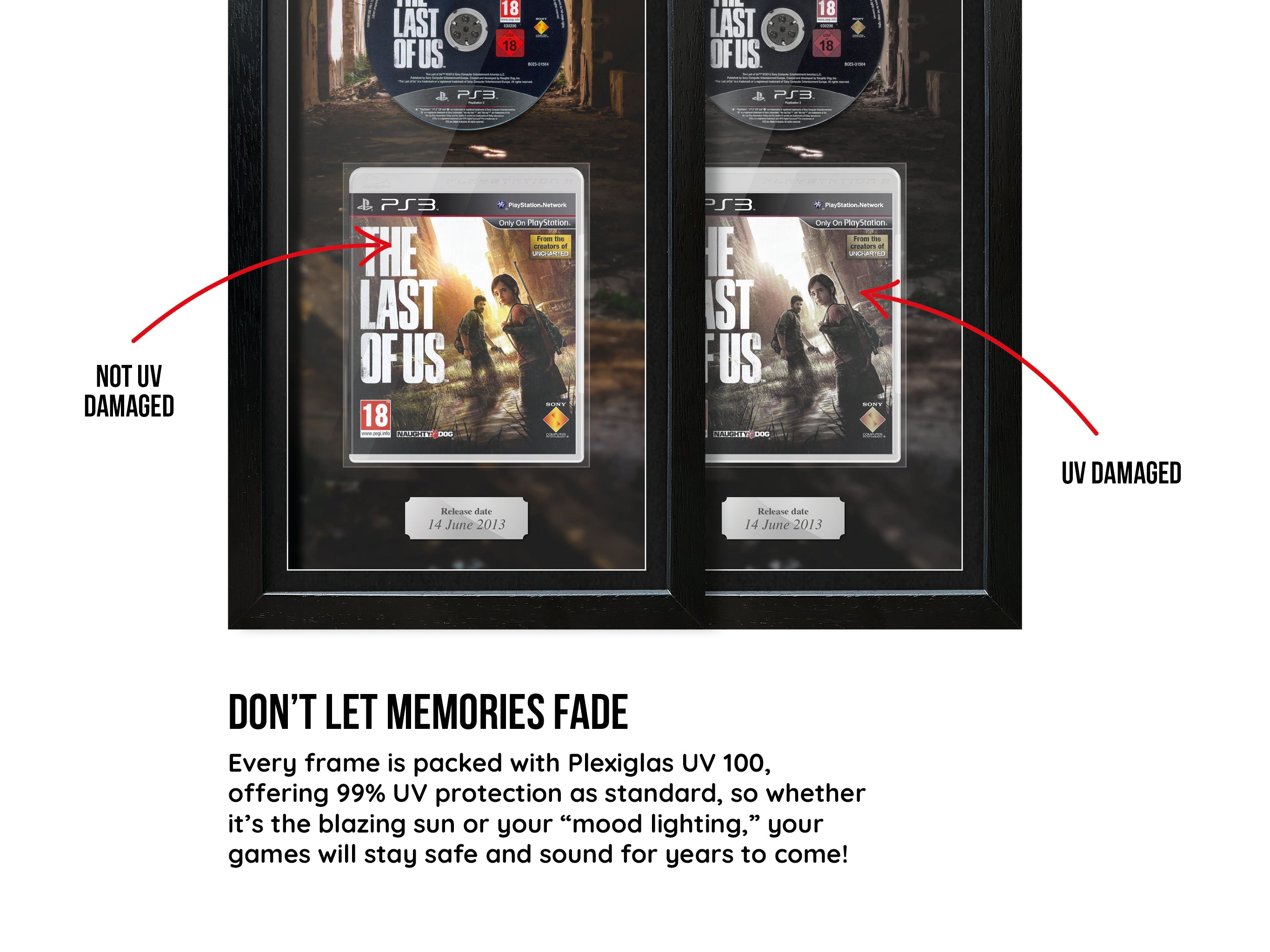 The Last of Us (PS3) Inspired By Exhibition Range Framed Game