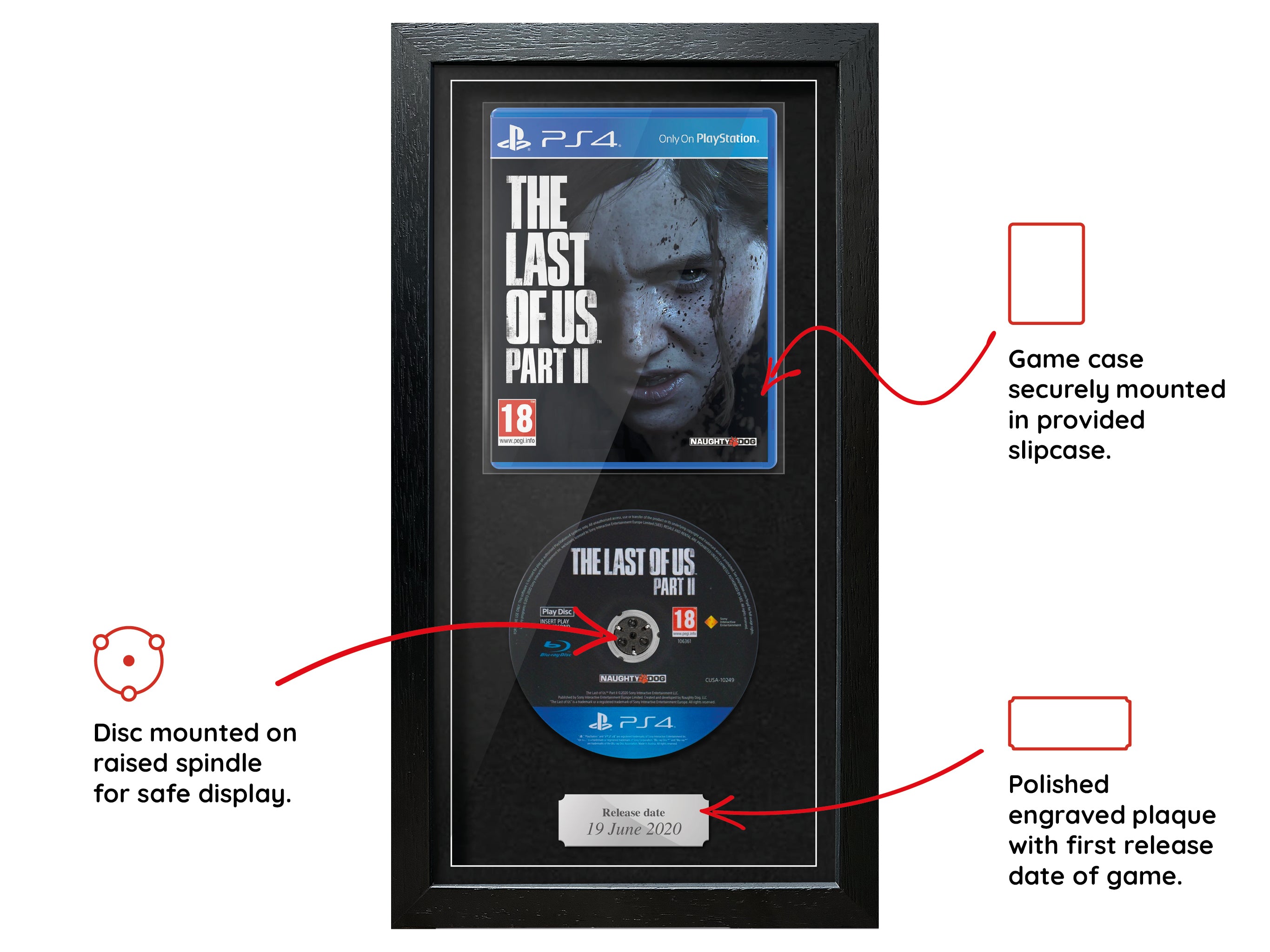 The Last of Us: Part II (PS4) Expo Pro Range Framed Game