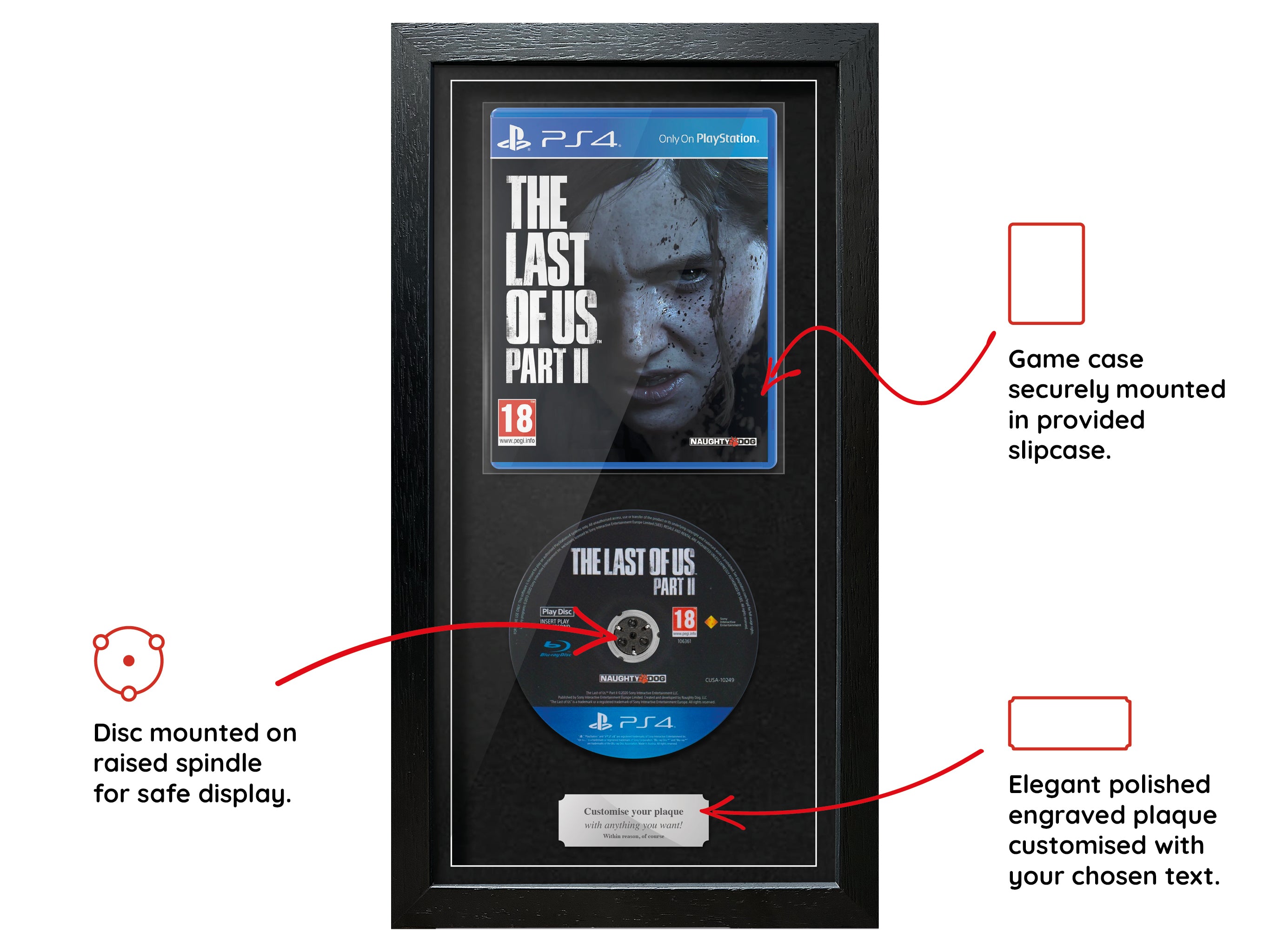 The Last of Us: Part II (PS4) Expo Pro Range Framed Game