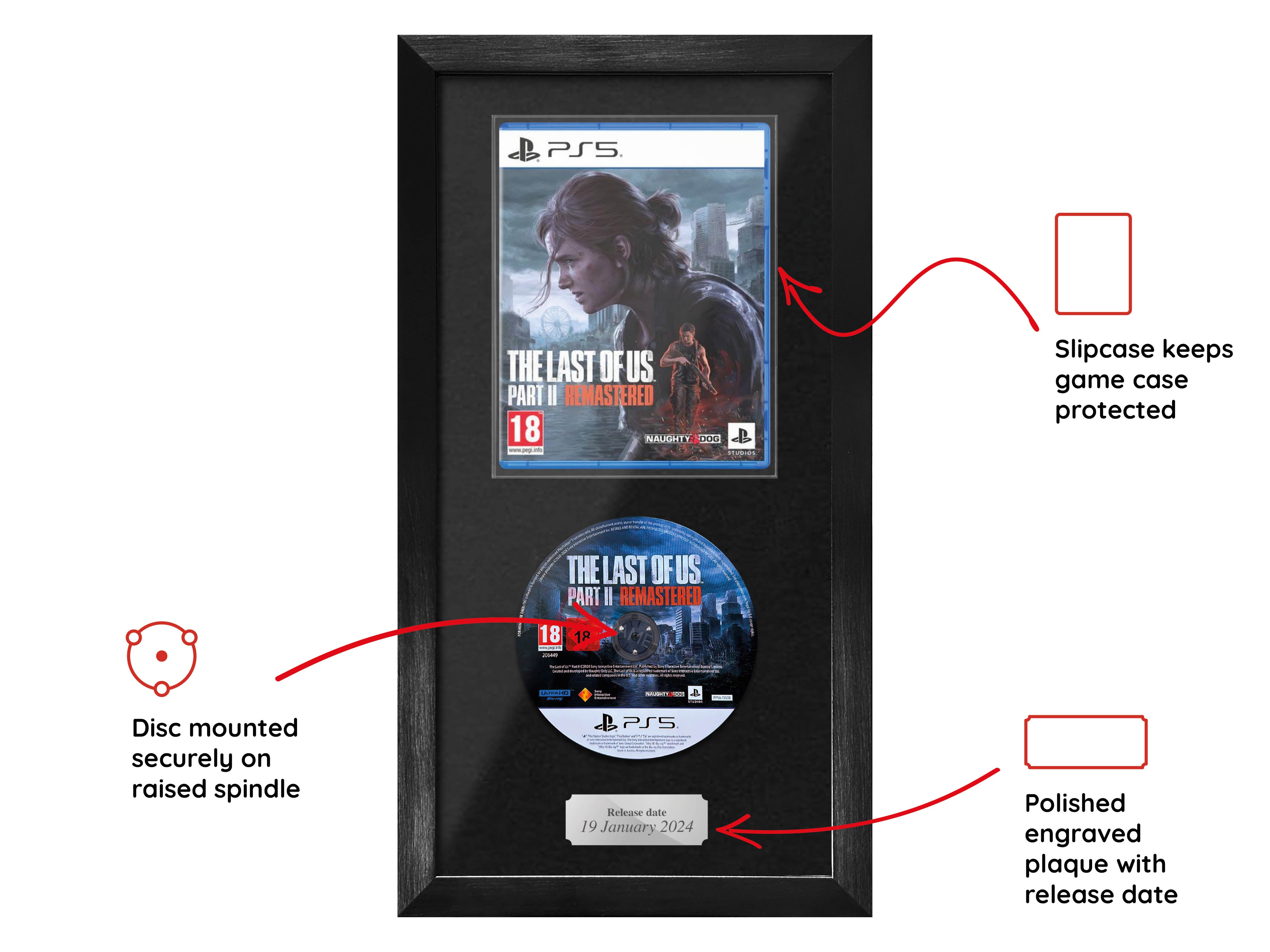 The Last of Us Part II: Remastered (Expo Range) Framed Game