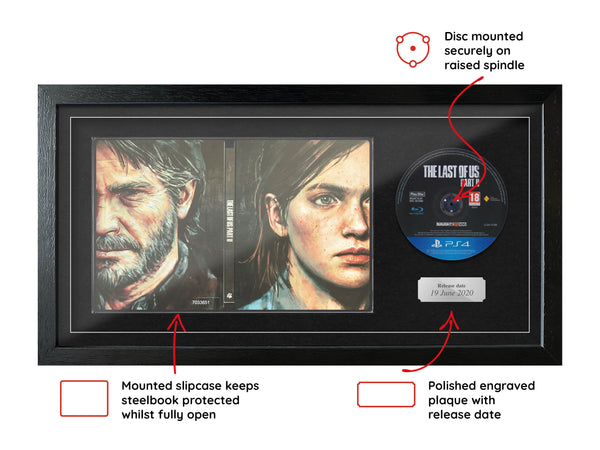 The Last of Us Part II (PS4) Steelbook Art Range Framed Game