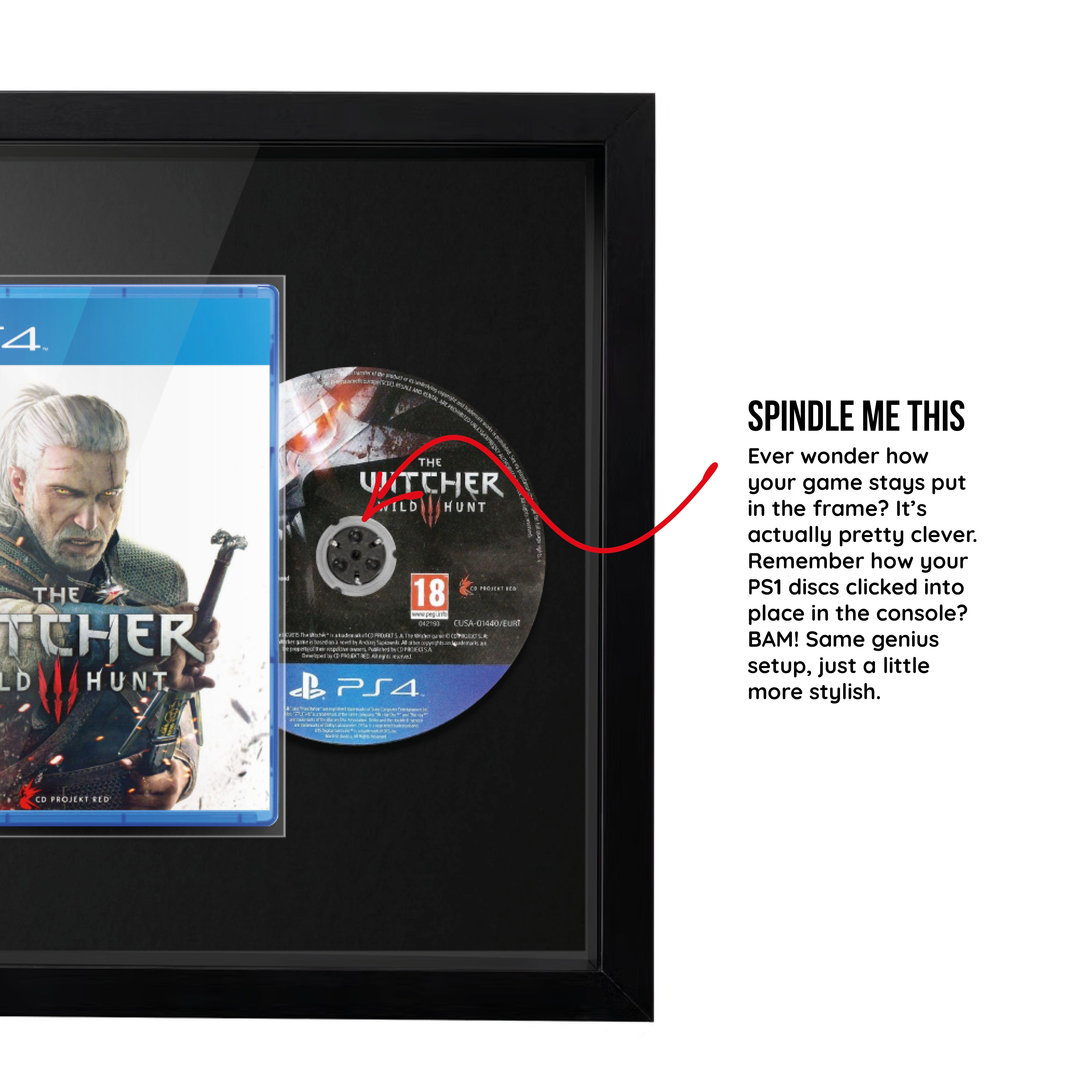 The Witcher 3 (PS4) Framed Game Display