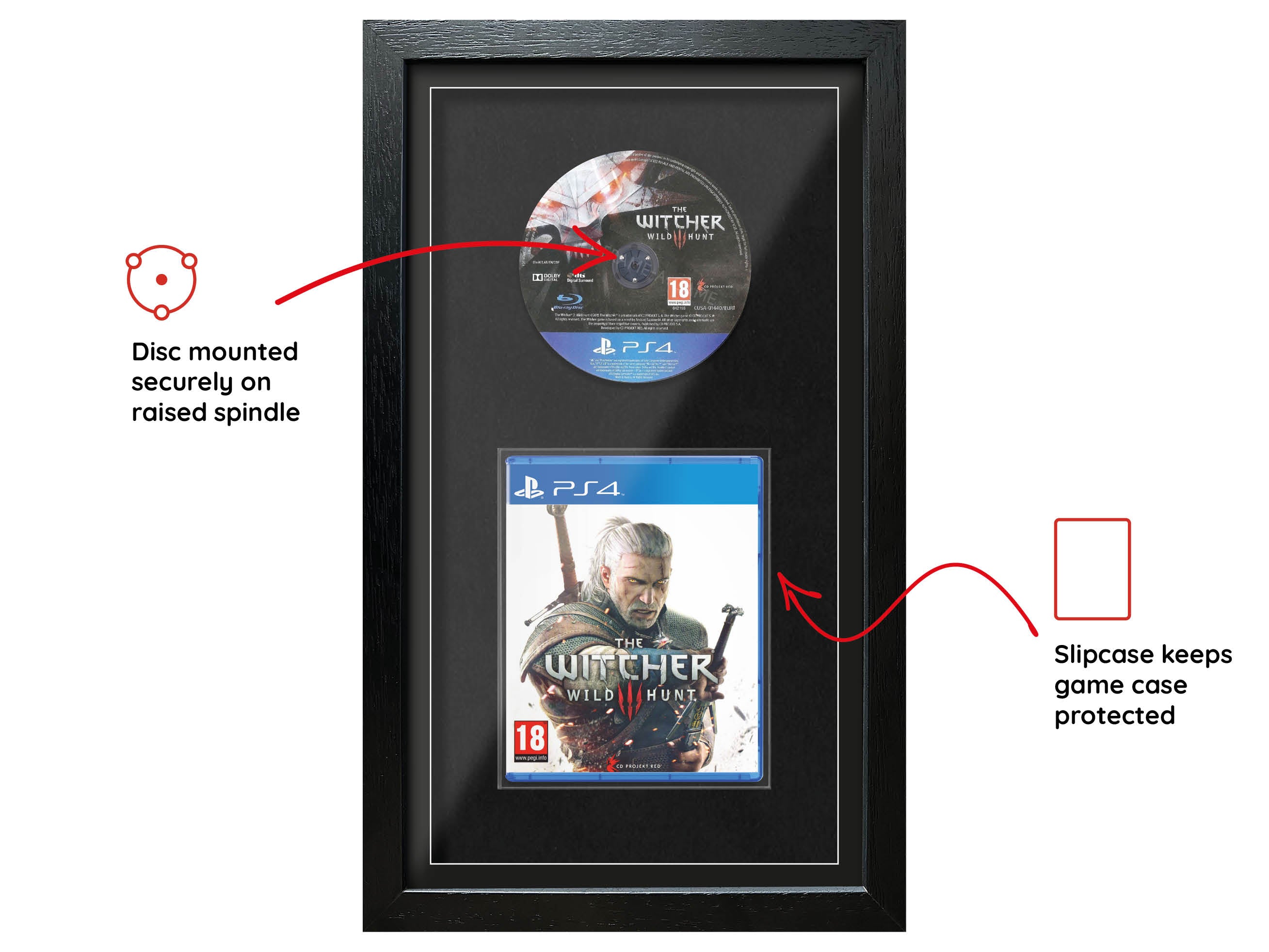 The Witcher 3 (PS4) Exhibition Range Framed Game