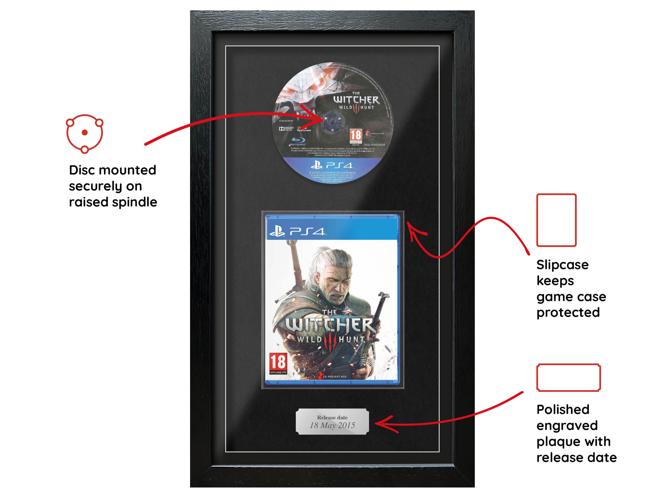 The Witcher 3 (PS4) Exhibition Range Framed Game