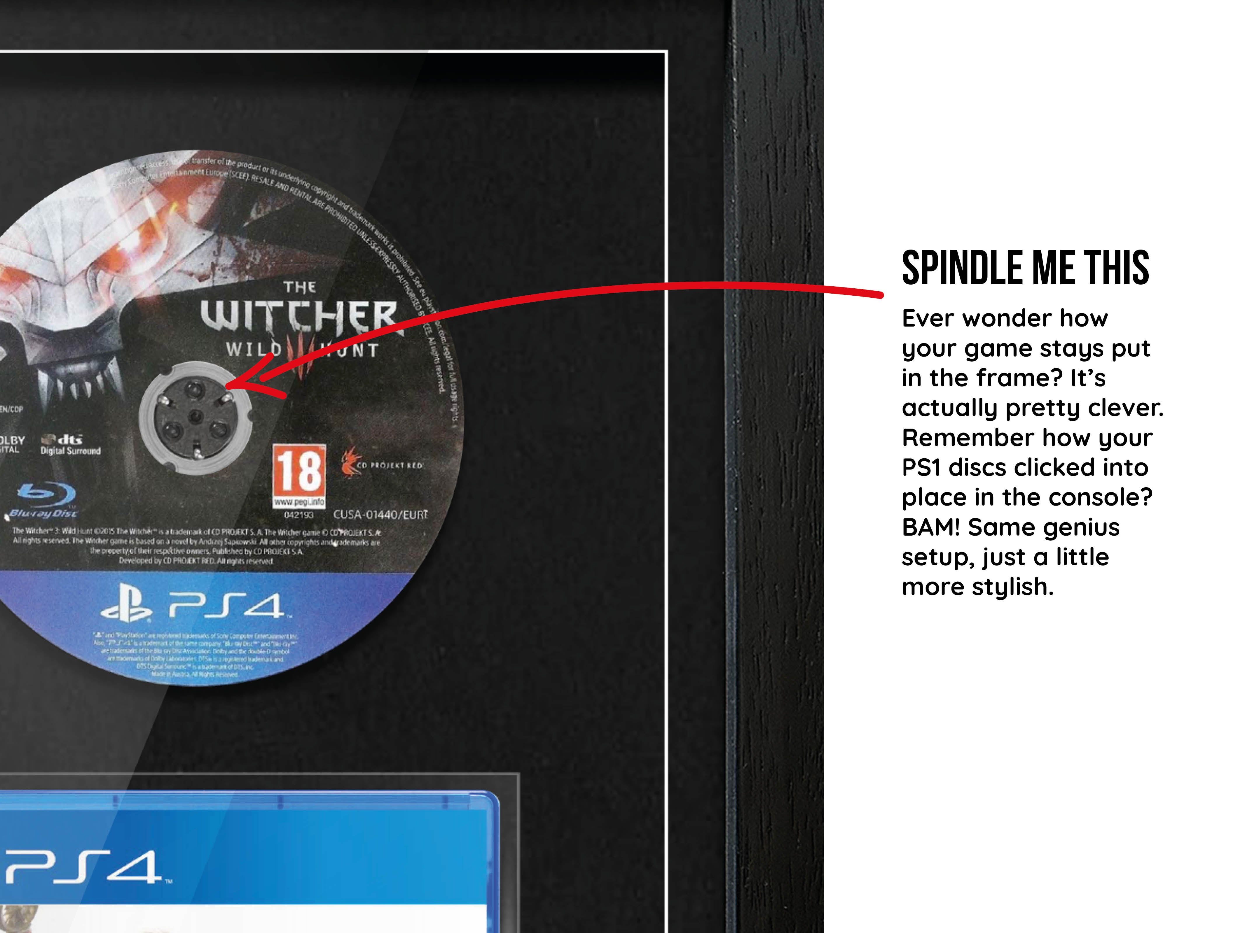 The Witcher 3 (PS4) Exhibition Range Framed Game