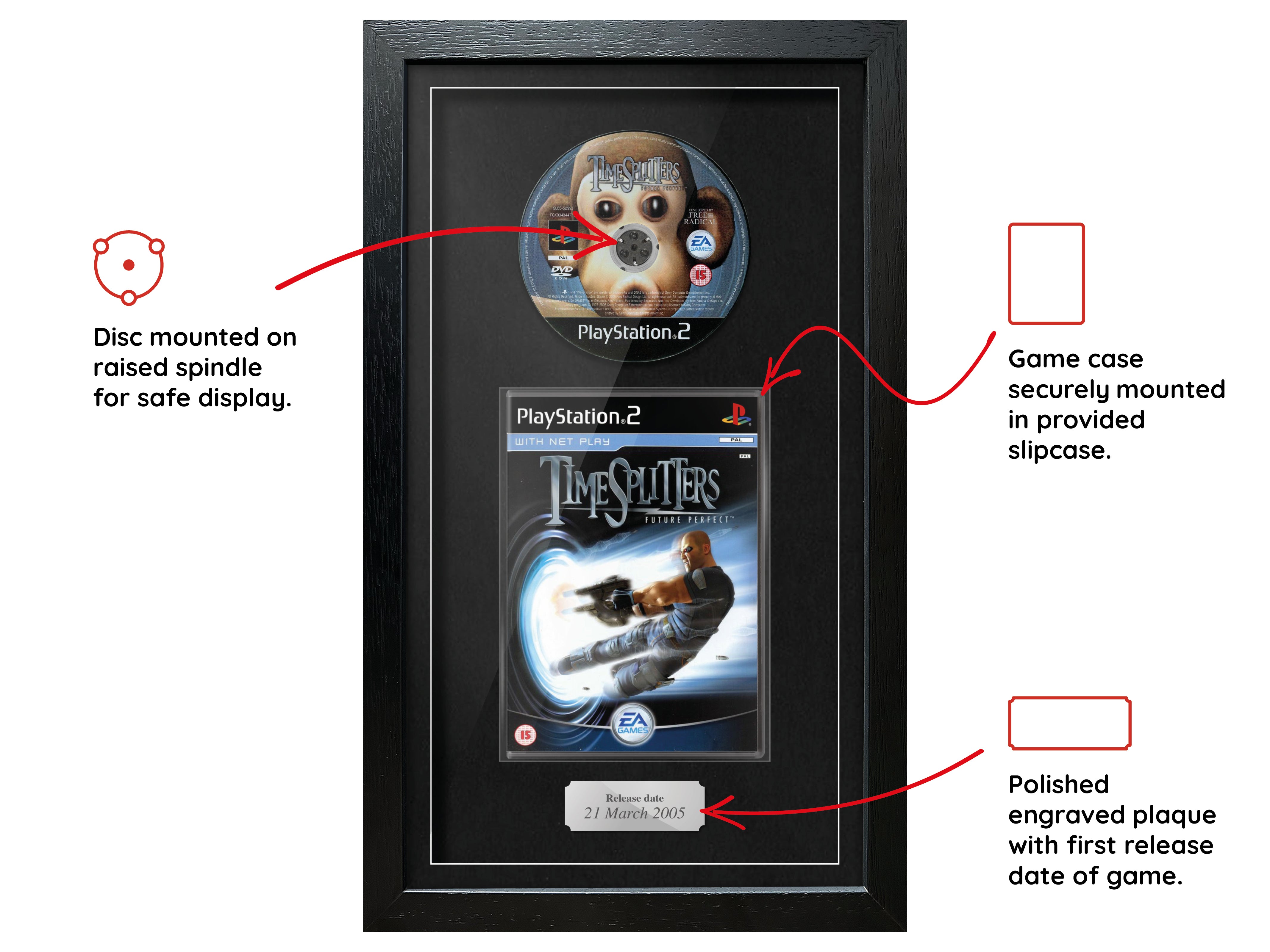 Timesplitters: Future Perfect (PS2) Exhibition Range Framed Game