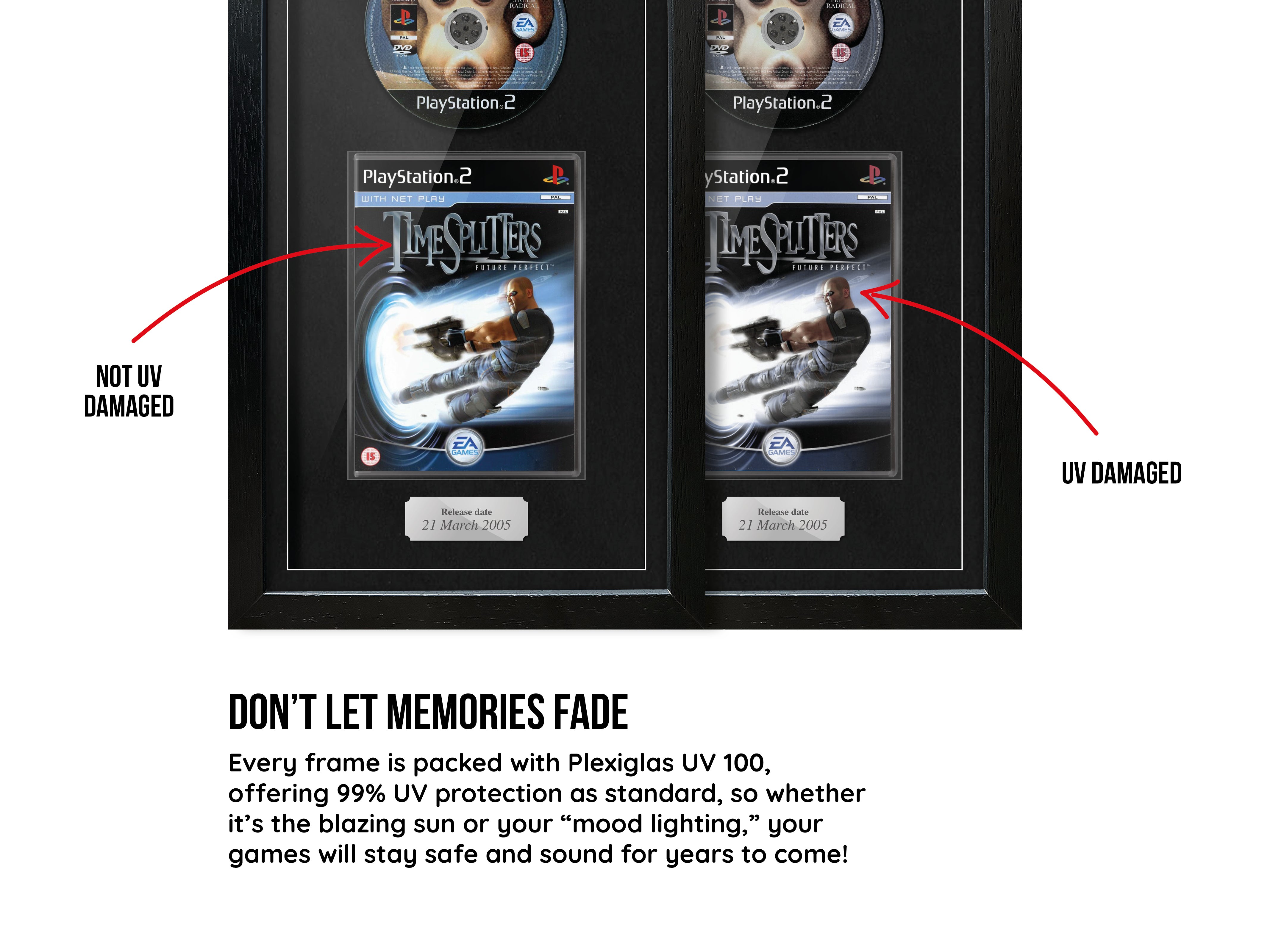 Timesplitters: Future Perfect (PS2) Exhibition Range Framed Game