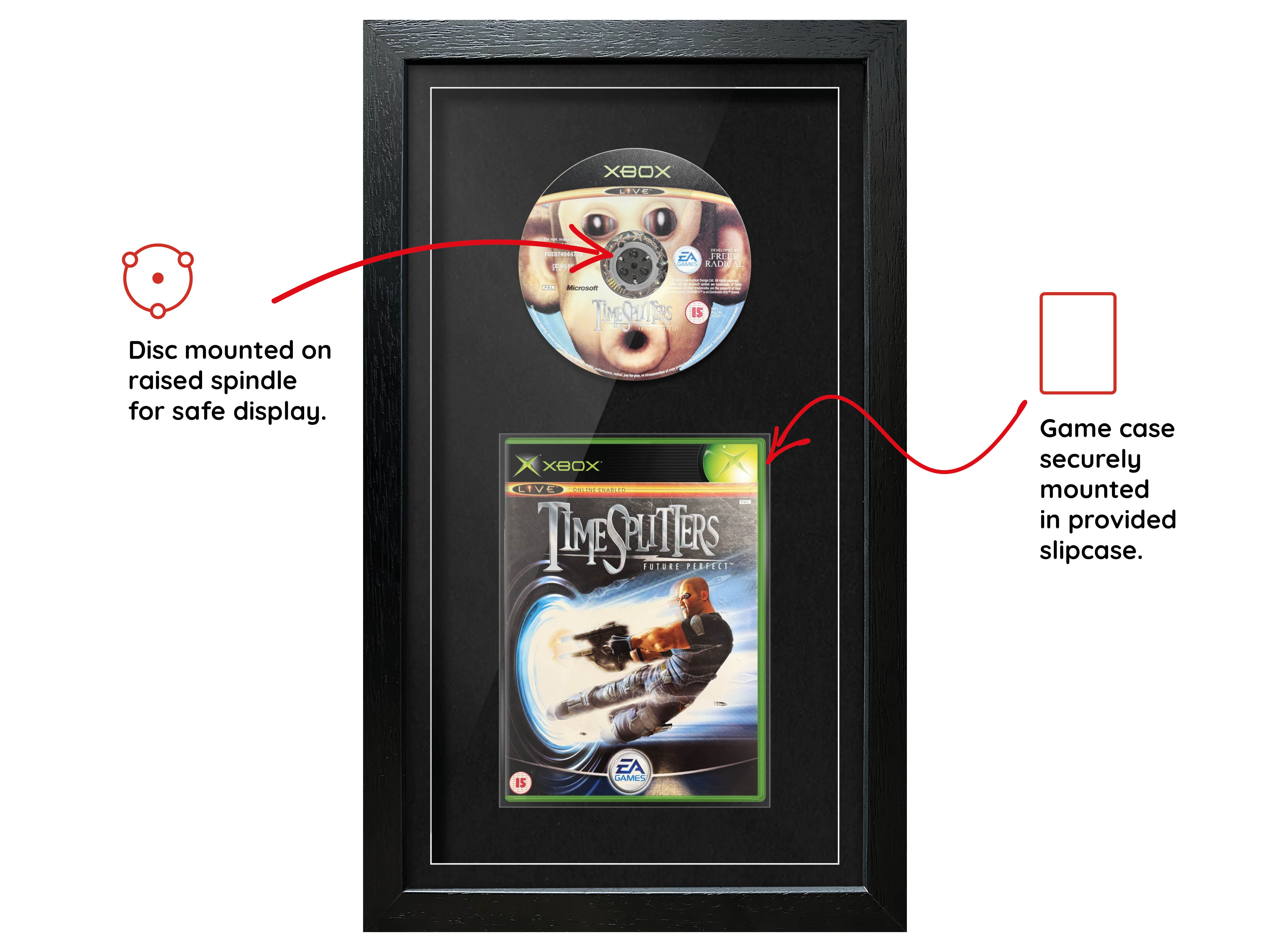 Timesplitters: Future Perfect (Xbox) Exhibition Range Framed Game - Frame-A-Game