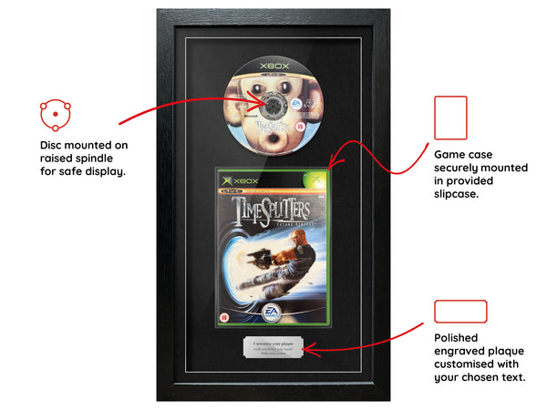 Timesplitters: Future Perfect (Xbox) Exhibition Range Framed Game - Frame-A-Game