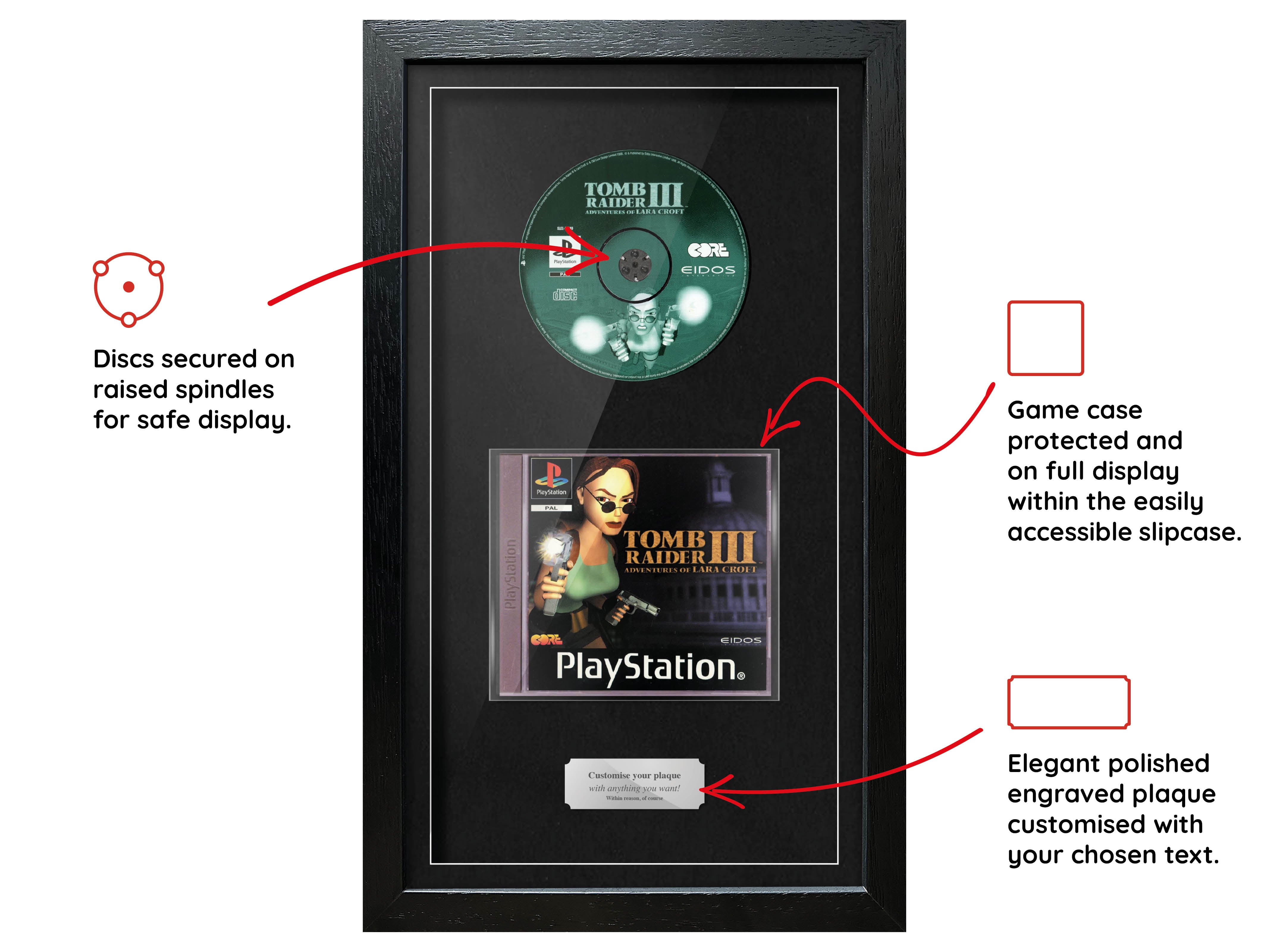 Tomb Raider III: Adventures of Lara Croft (PS1) Exhibition Range Framed Game