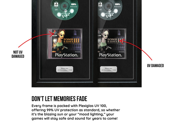 Tomb Raider III: Adventures of Lara Croft (PS1) Exhibition Range Framed Game