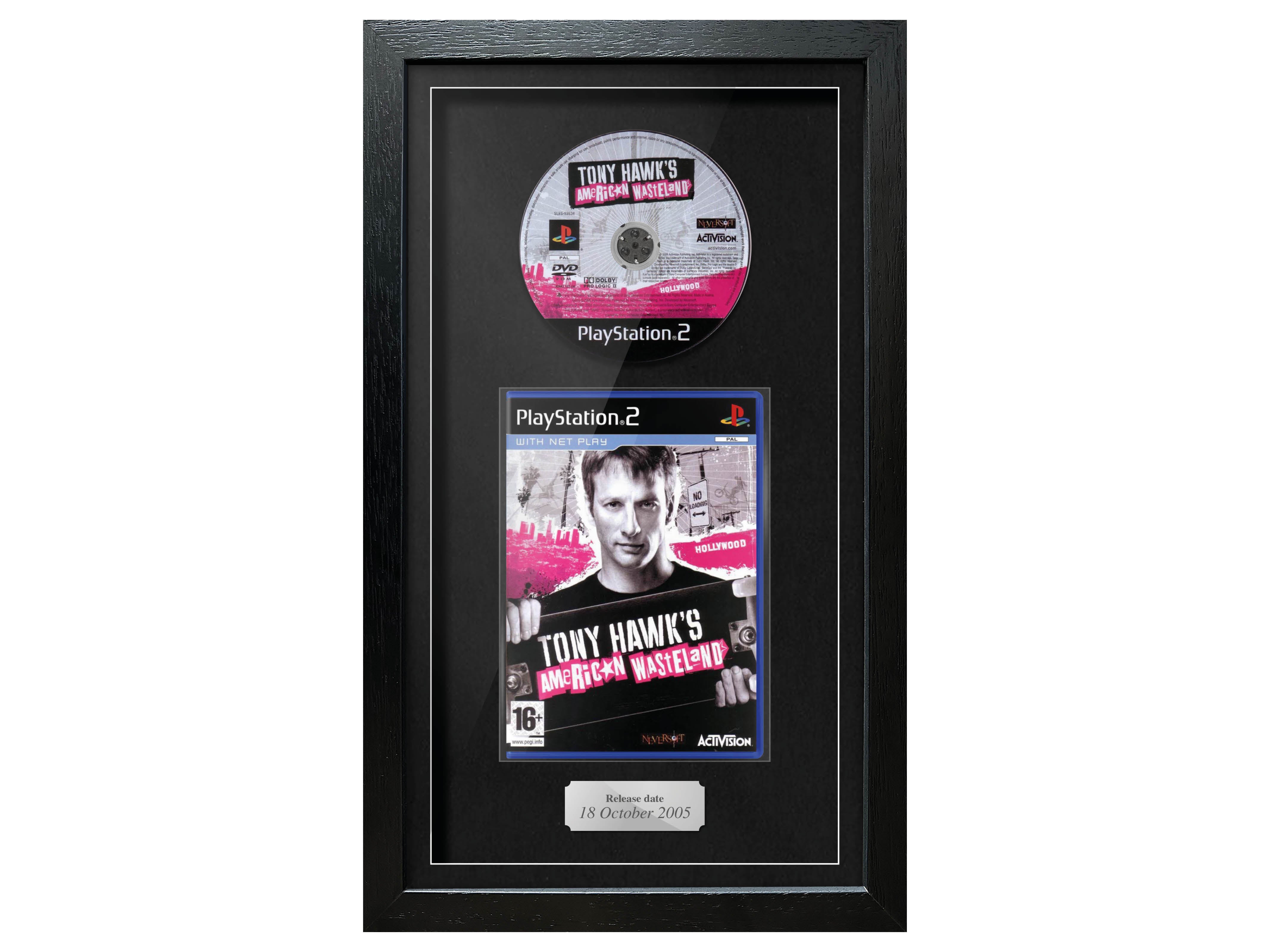 Tony Hawk's American Wasteland (PS2) Exhibition Range Framed Game