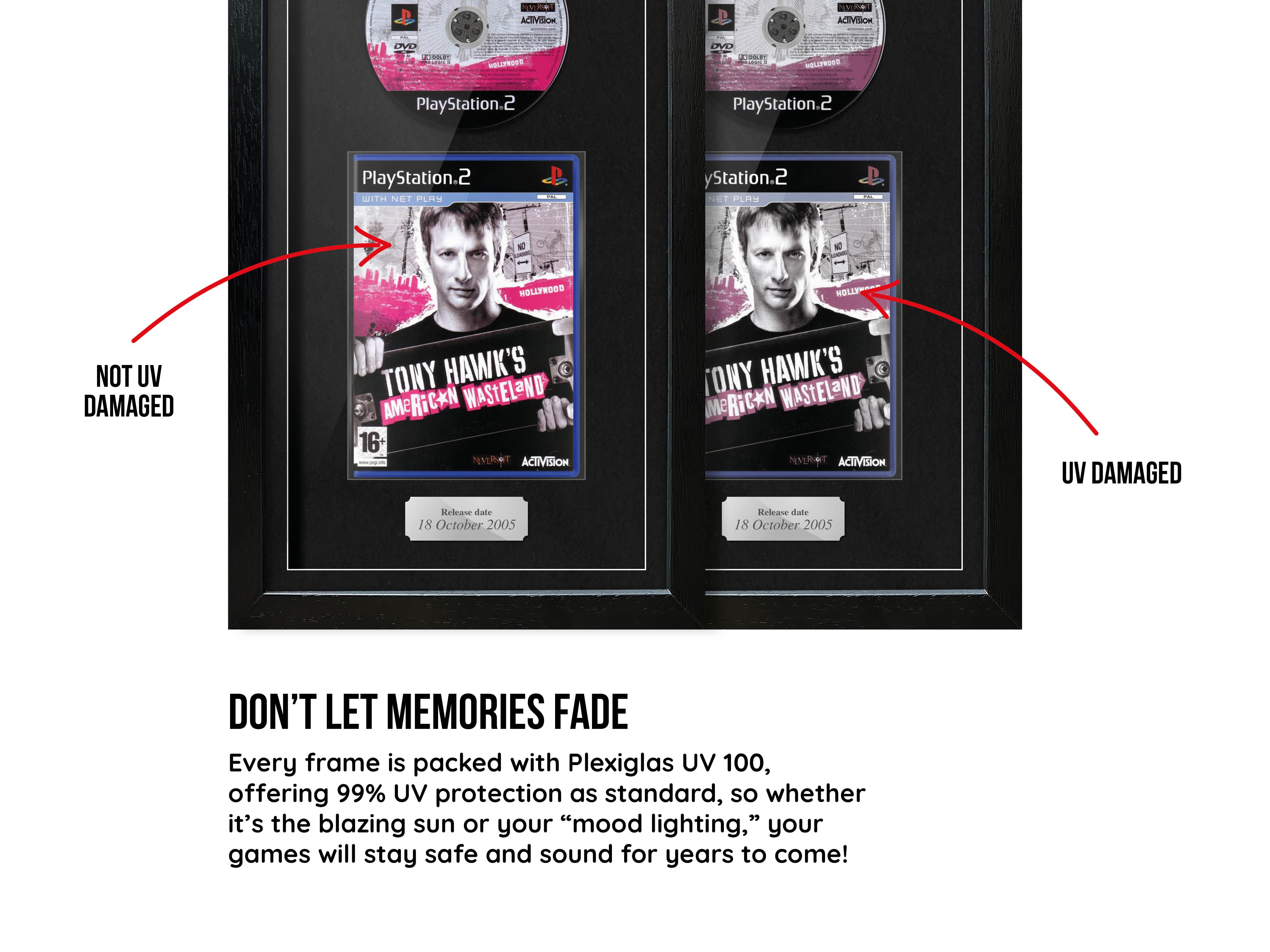 Tony Hawk's American Wasteland (PS2) Exhibition Range Framed Game