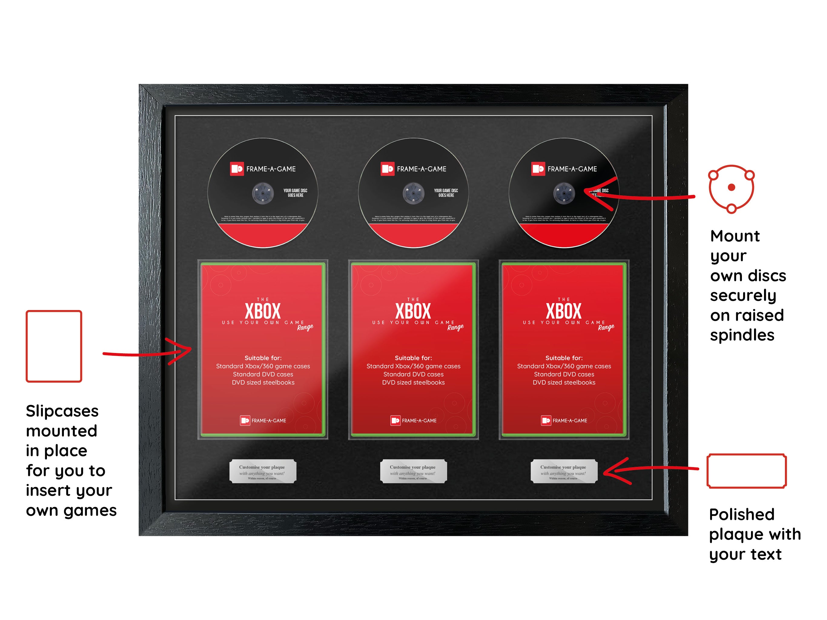 The Use Your Own Games Trilogy (Xbox) Exhibition Range Frame