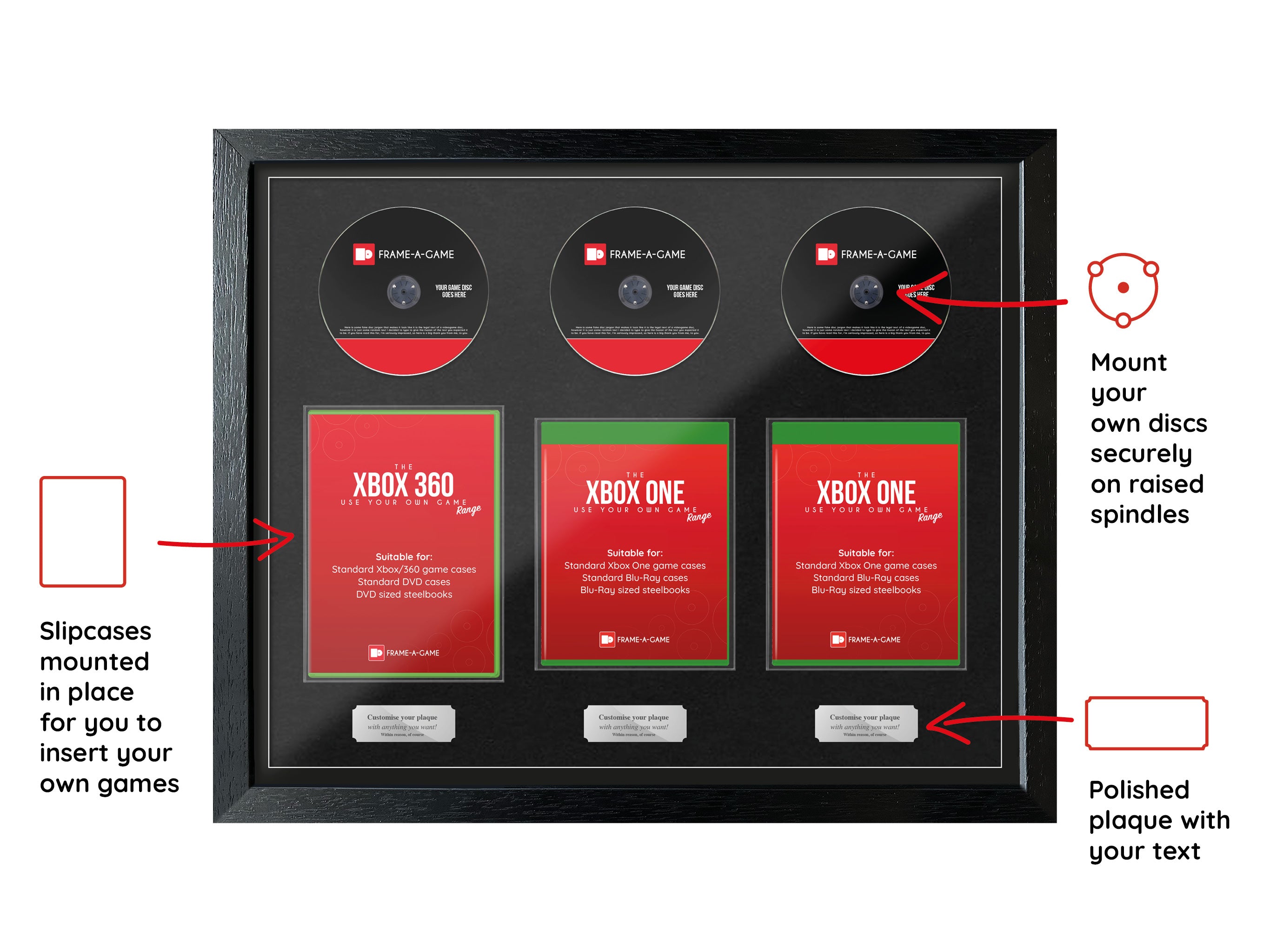 The Use Your Own Games Trilogy (Xbox) Exhibition Range Frame