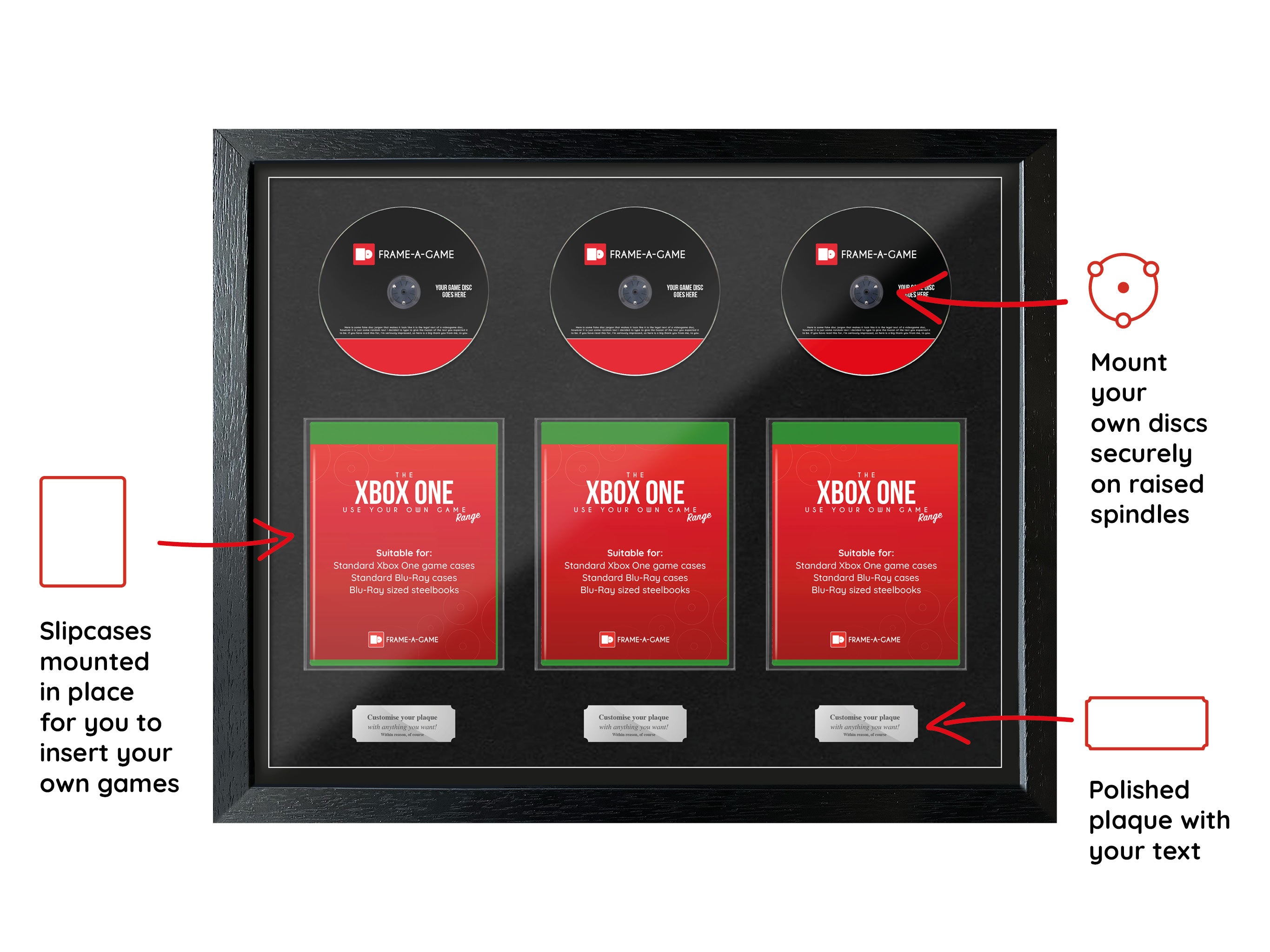 The Use Your Own Games Trilogy (Xbox) Exhibition Range Frame