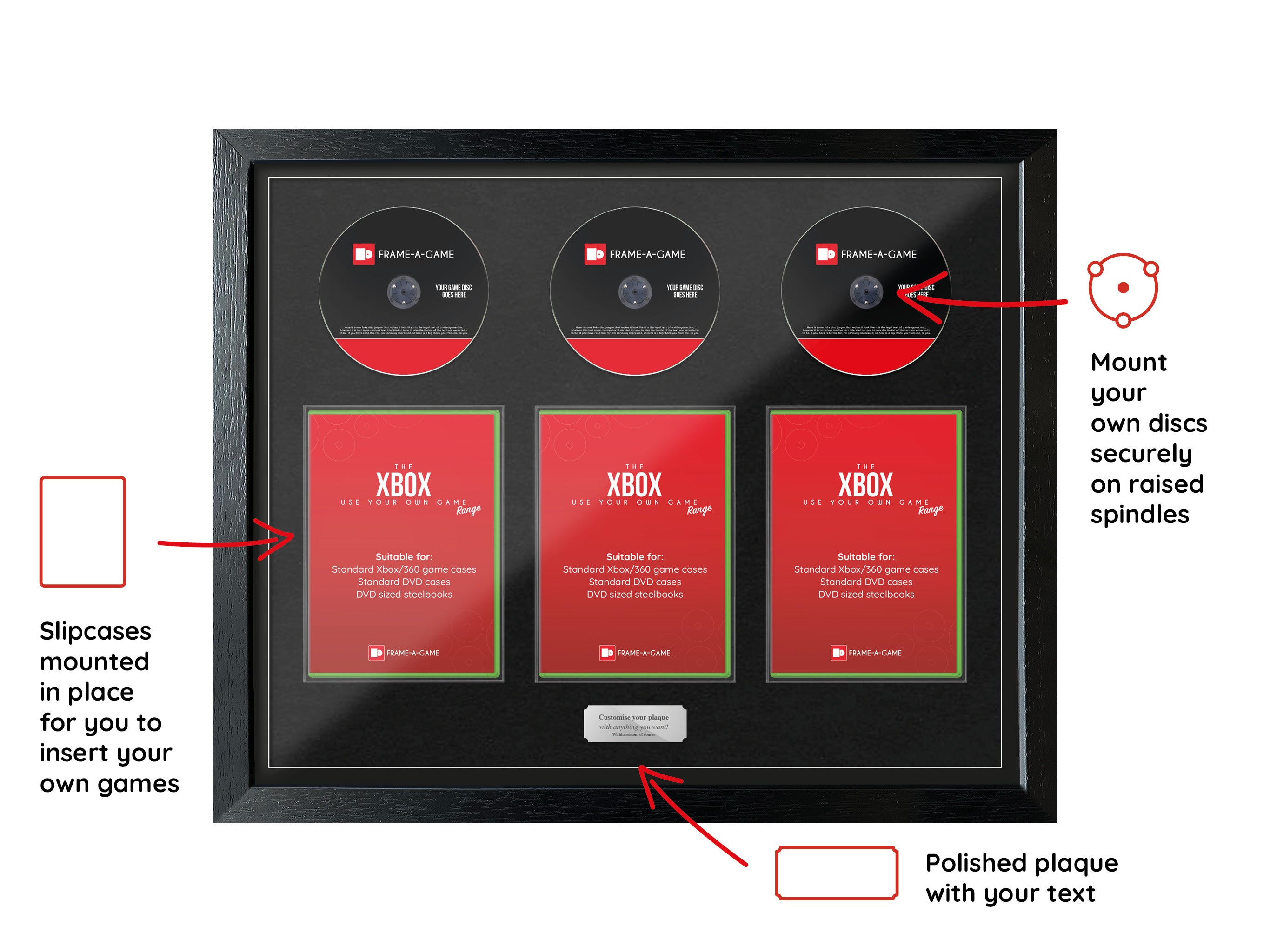 The Use Your Own Games Trilogy (Xbox) Exhibition Range Frame