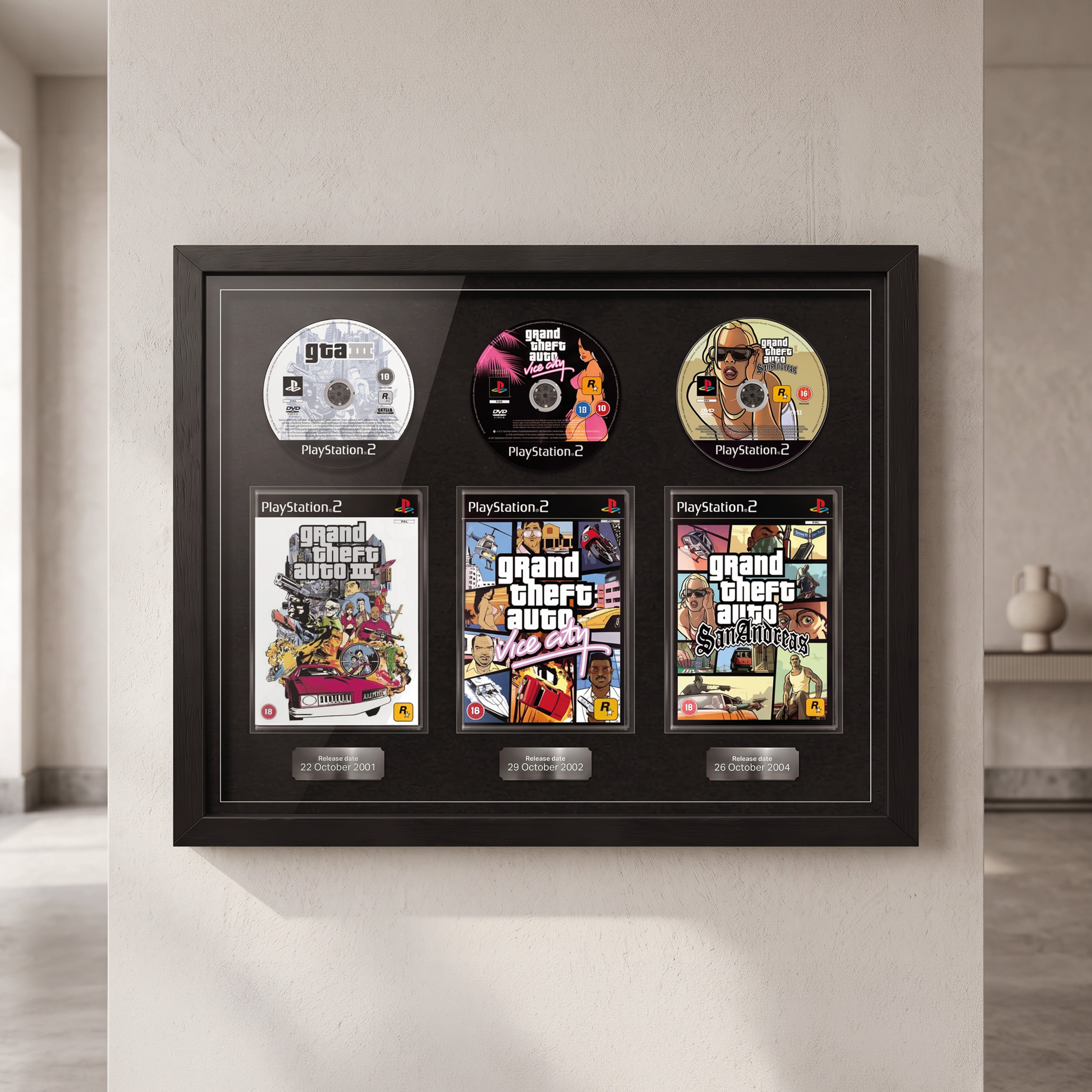 Use Your Own PlayStation Games Trio Display Frame