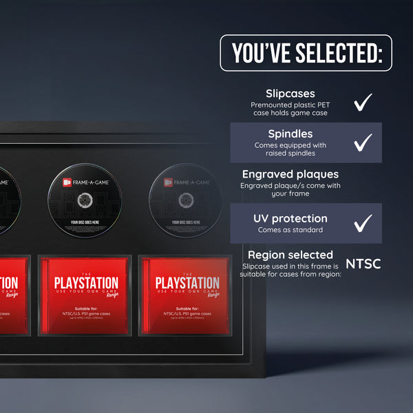 Use Your Own PlayStation Games Trio Display Frame