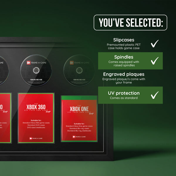 Use Your Own Xbox Games Trio Display Frame