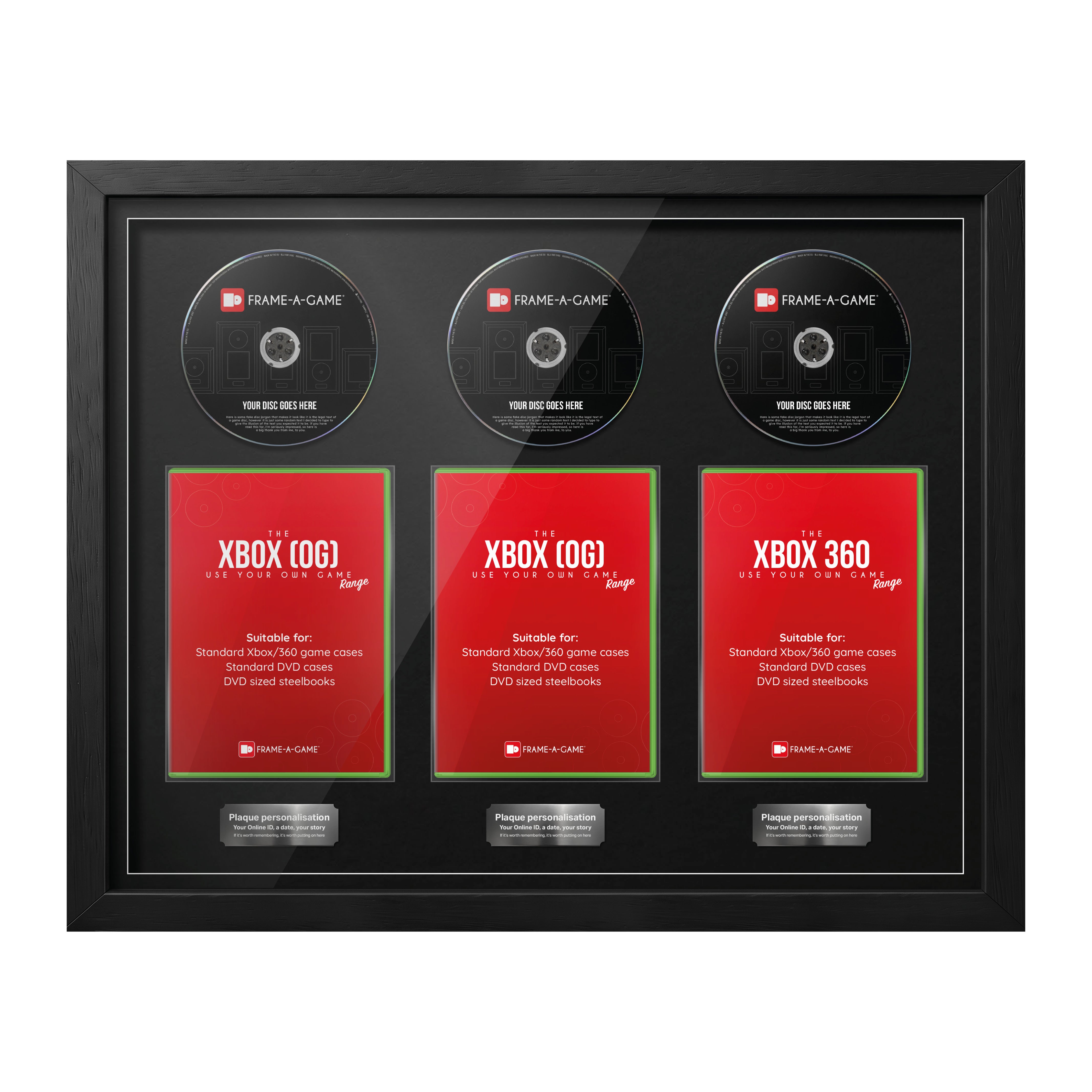 Use Your Own Xbox Games Trio Display Frame