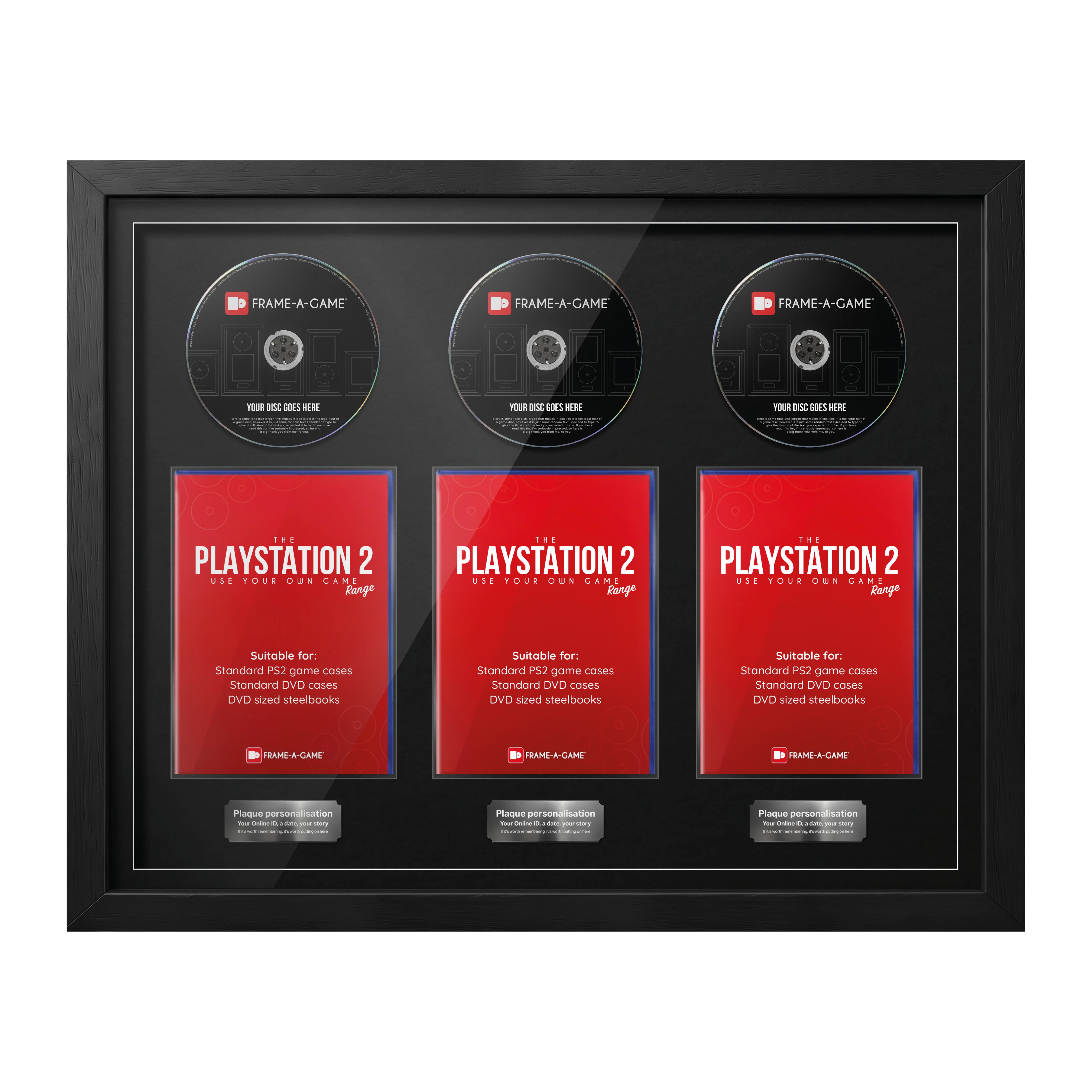 Use Your Own PlayStation Games Trio Display Frame