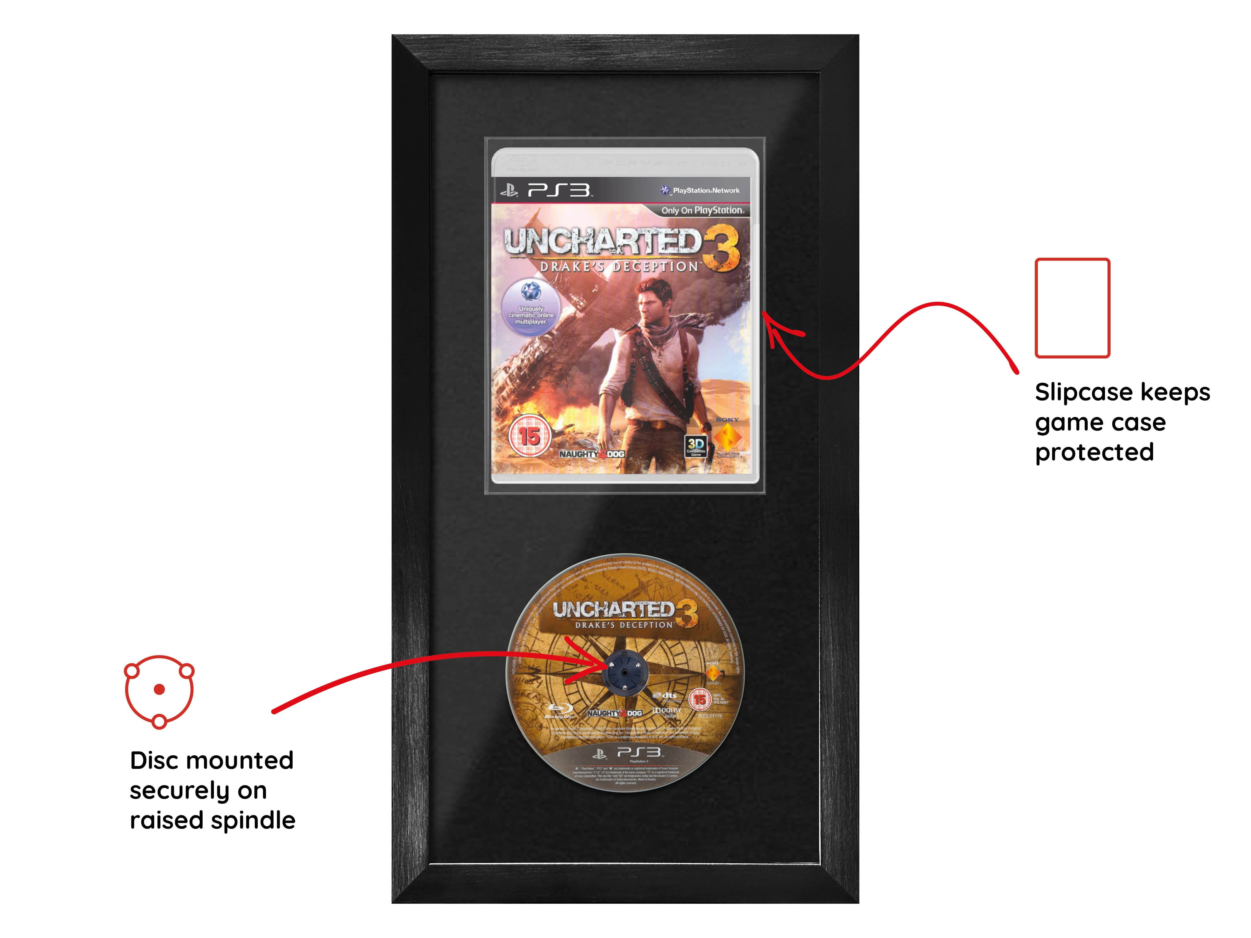 Uncharted 3: Drake's Deception (PS3) Expo Range Framed Game