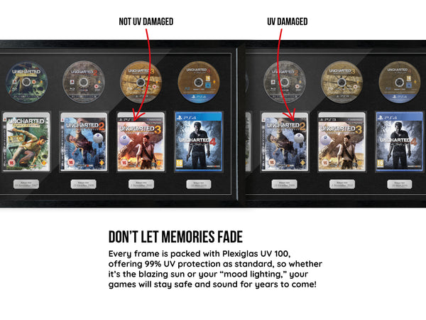 The Uncharted (PS3/PS4) Quadrilogy Exhibition Range Framed Games