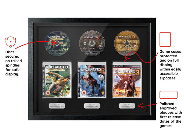 The Uncharted Trilogy (PS3) Exhibition Range Framed Games
