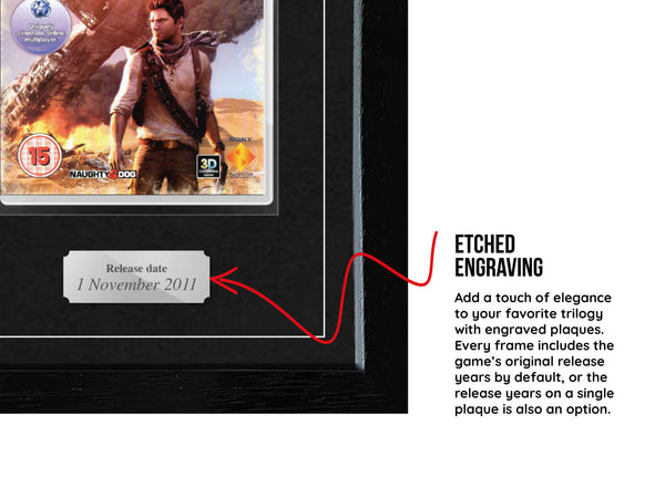 The Uncharted Trilogy (PS3) Exhibition Range Framed Games