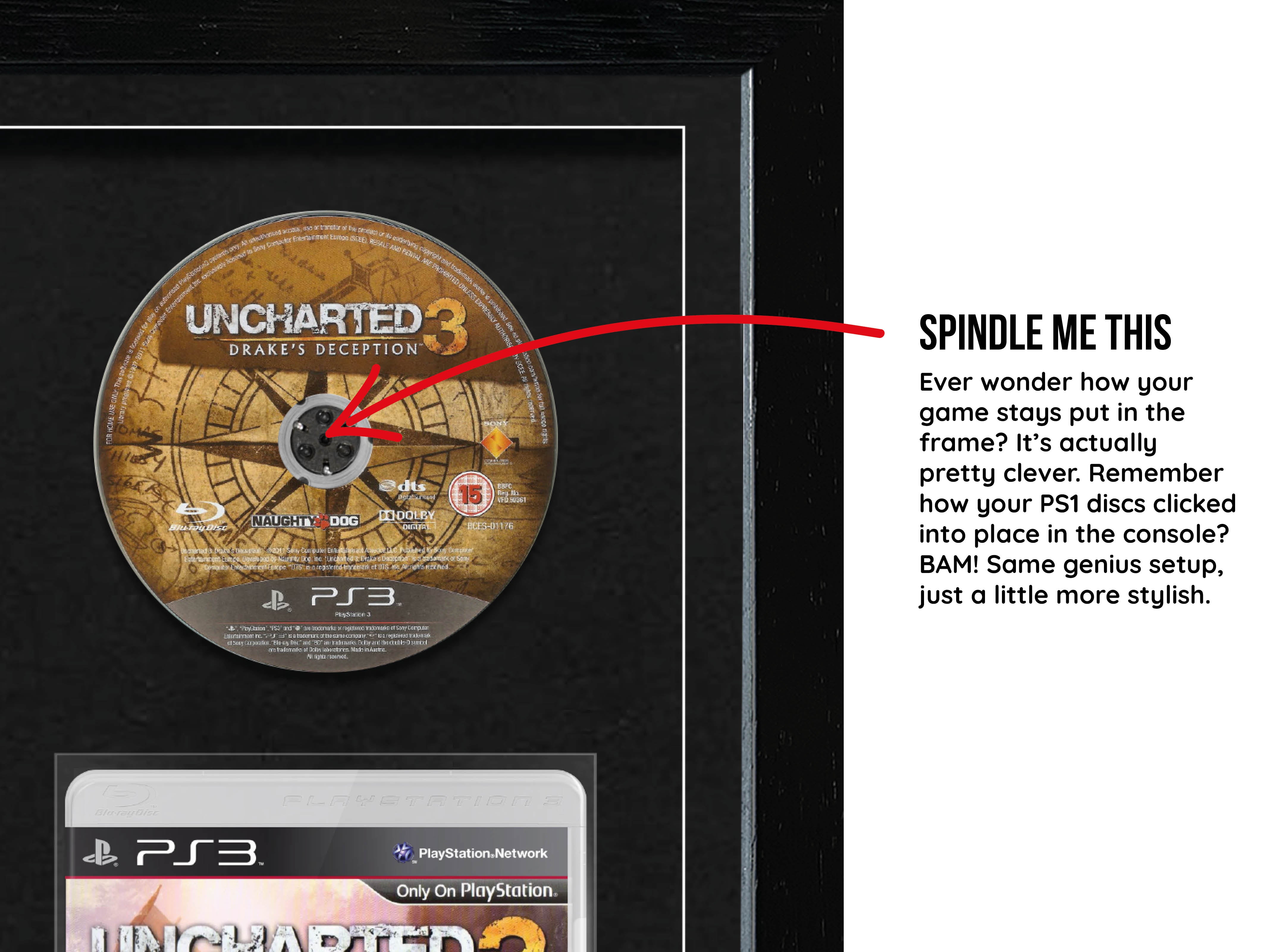 The Uncharted Trilogy (PS3) Exhibition Range Framed Games