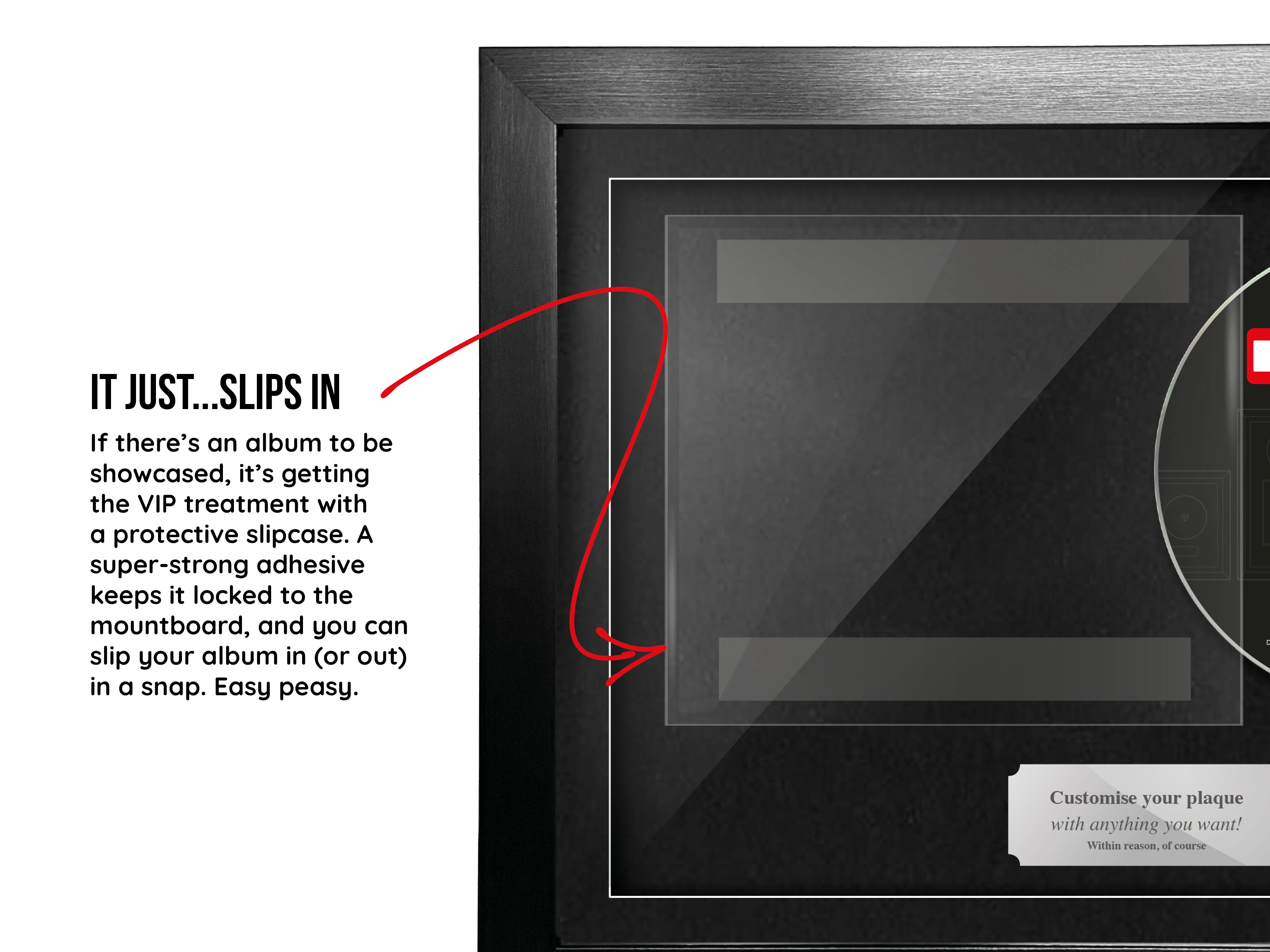 Use Your Own Album (CD) ShowCase Range Frame