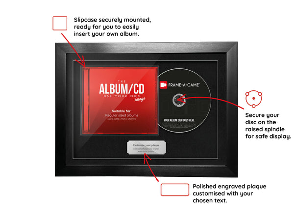 Use Your Own Album (CD) ShowCase Range Frame
