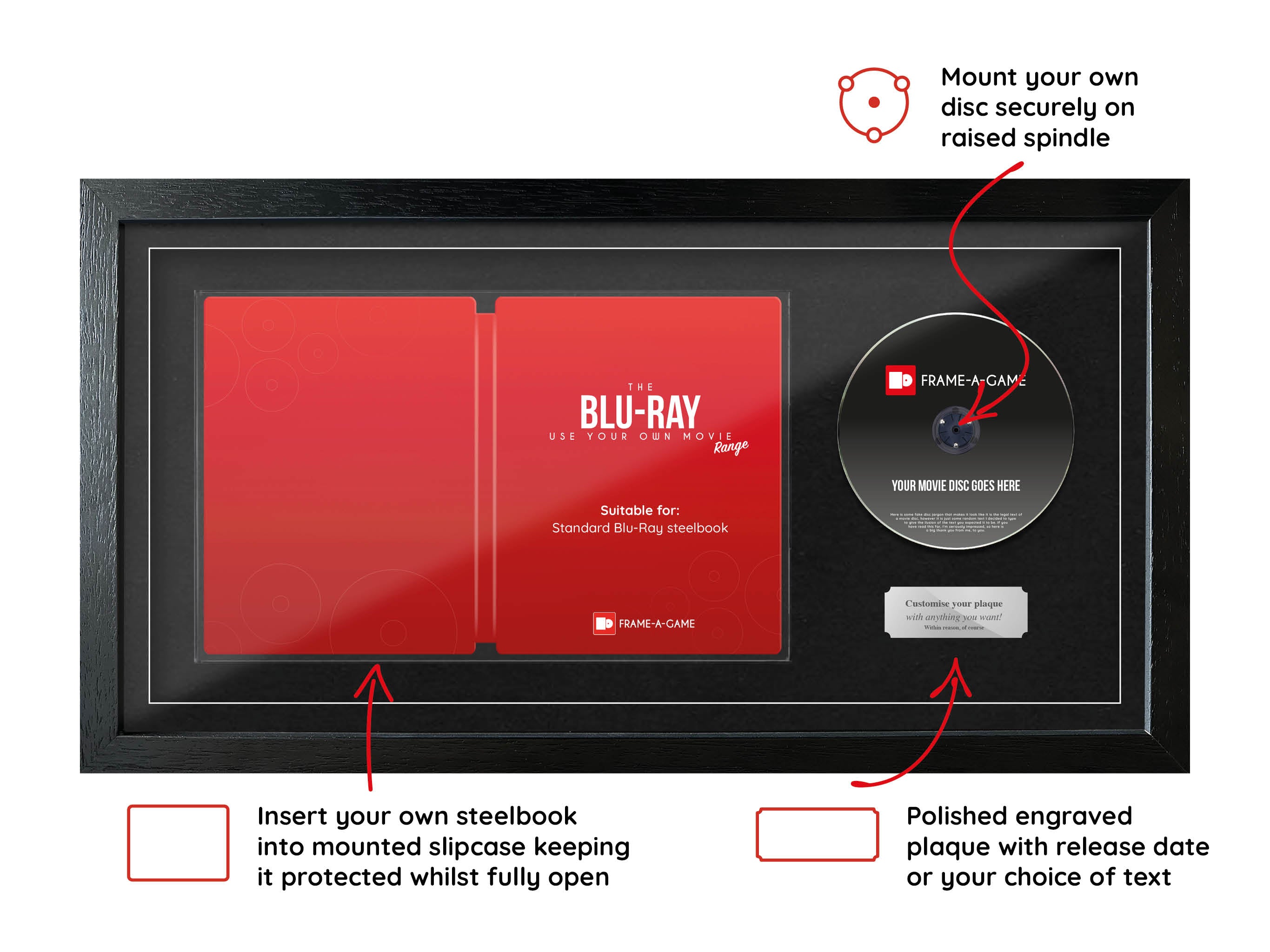 Use Your Own Movie (Blu-ray) Steelbook Art Range Frame