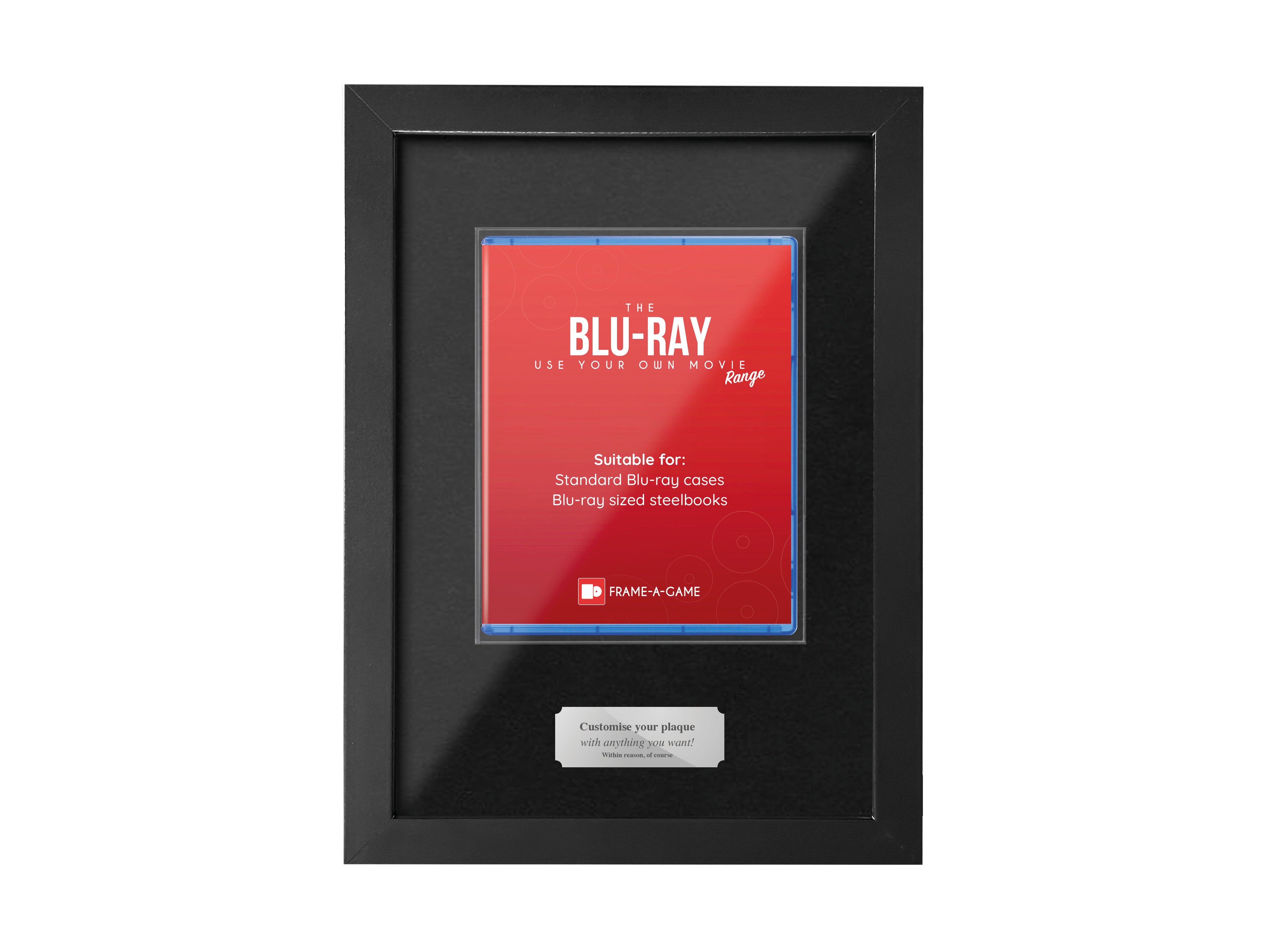 Use Your Own Movie (Blu-ray) Display Case Range Frame