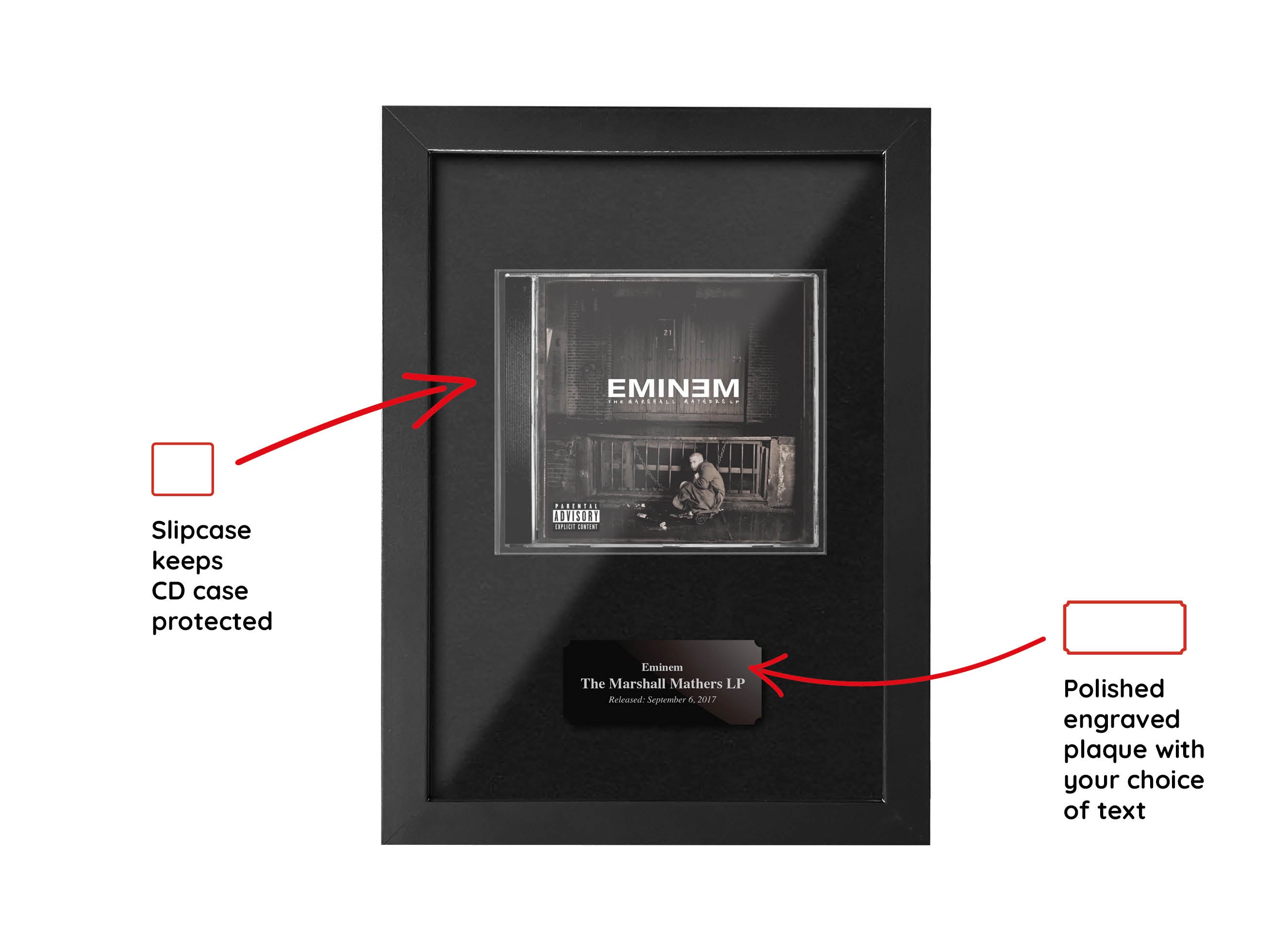 Use Your Own Album (CD) Display Case Range Frame