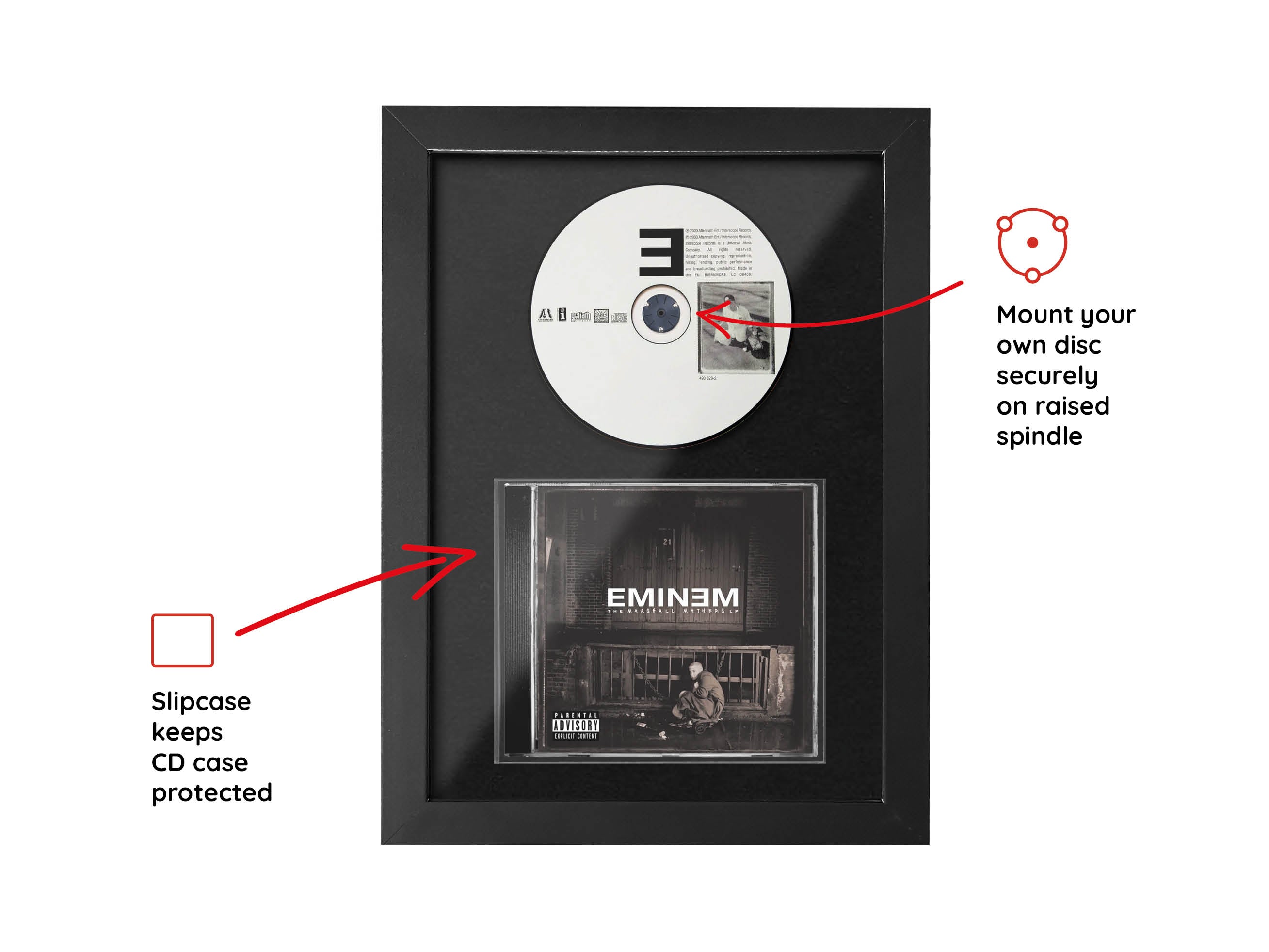 Use Your Own Album (CD) Display Case Range Frame