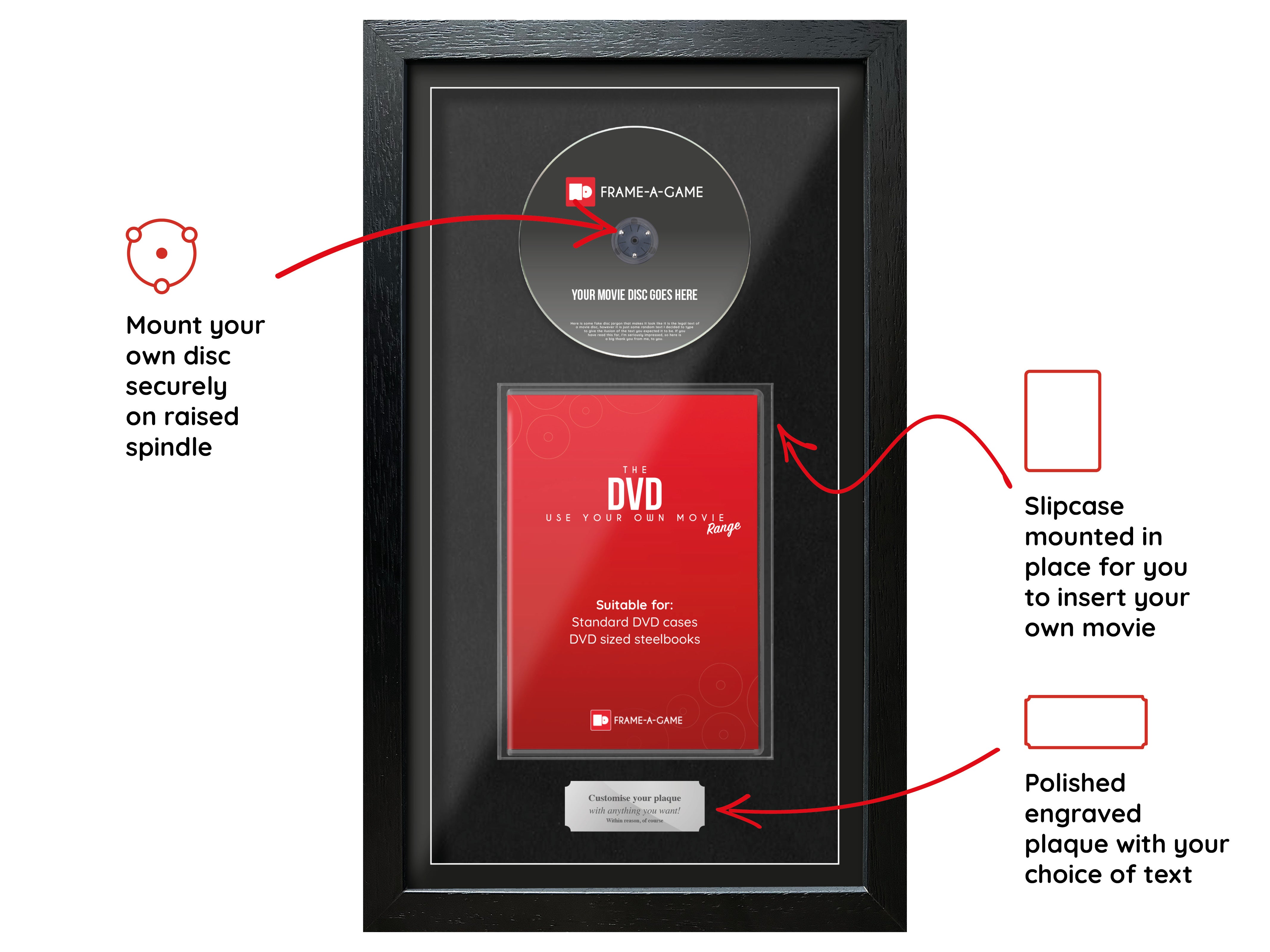 Use Your Own Movie (DVD) Exhibition Range Frame