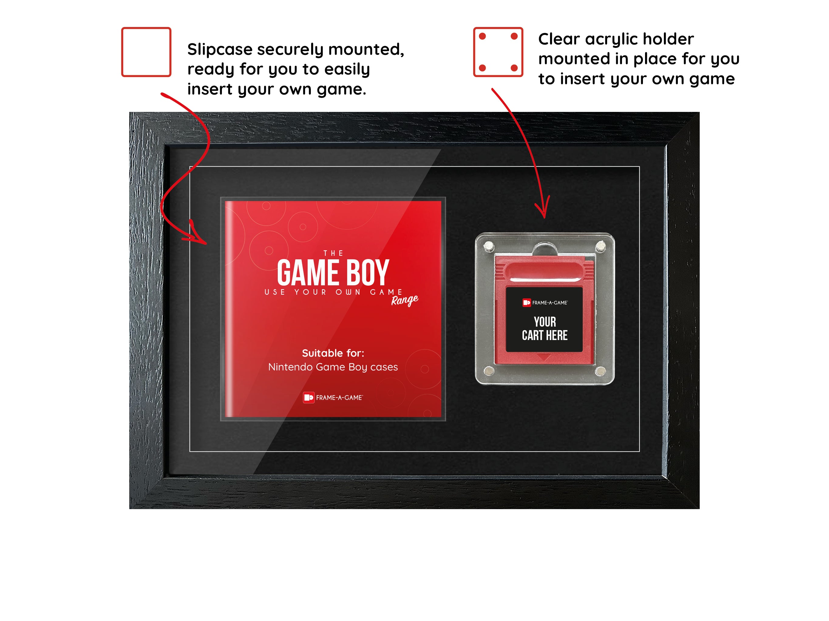 Use Your Own Game (Game Boy) Exhibition Range Frame