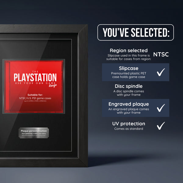 Use Your Own Game (PS1) ShowCase Display Frame