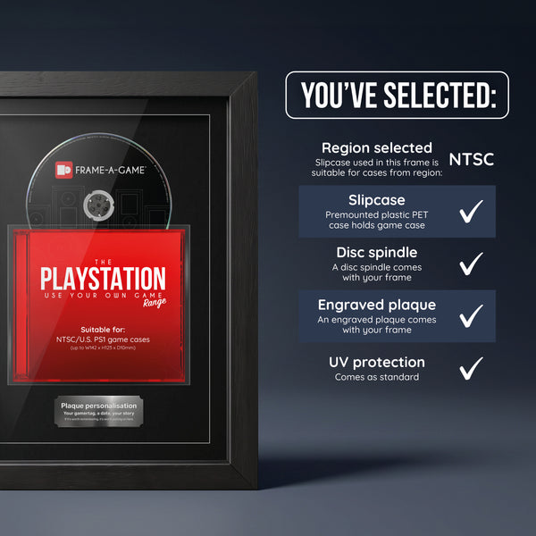 Use Your Own Game (PS1) ShowCase Display Frame