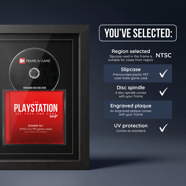Use Your Own Game (PS1) ShowCase Display Frame