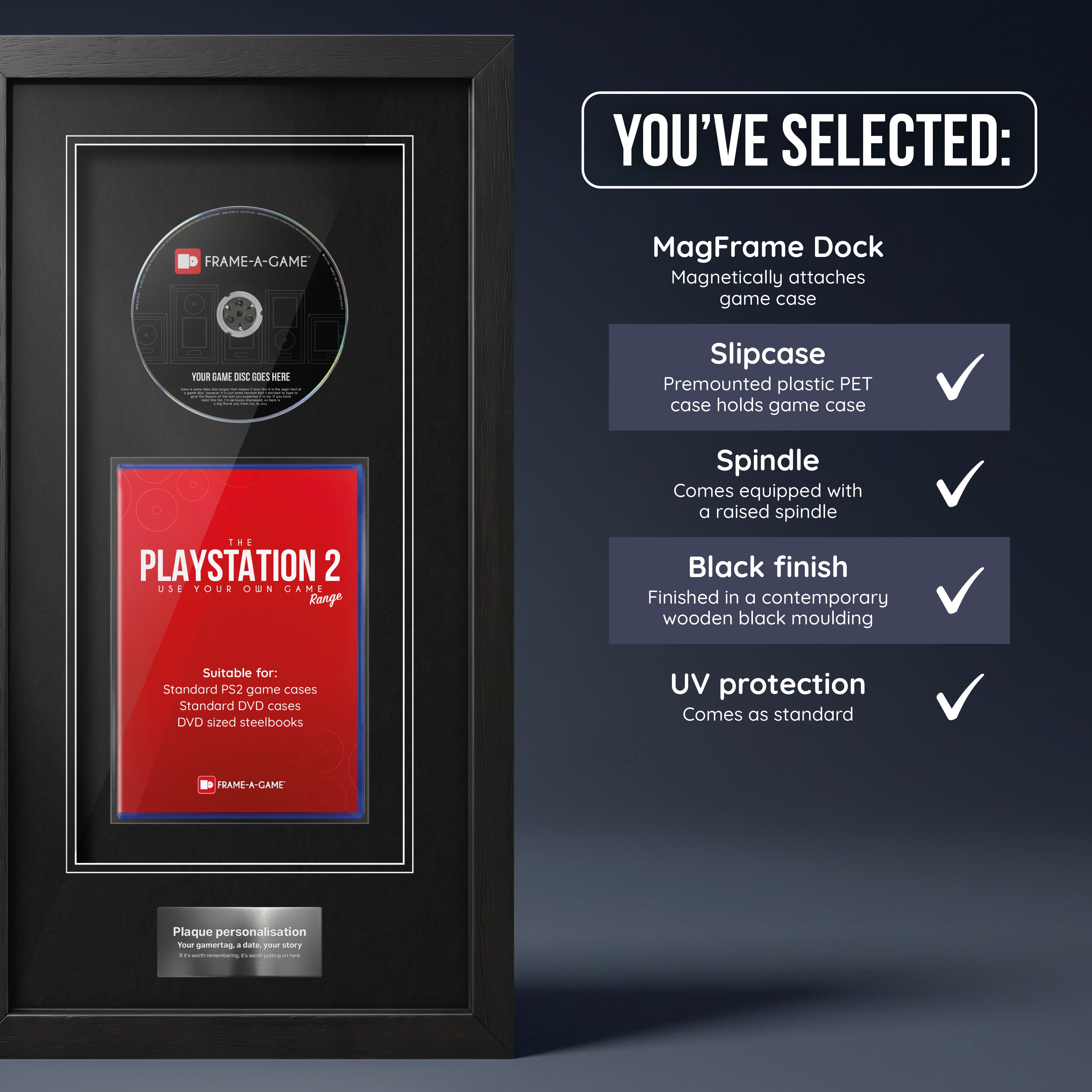 Use Your Own Game (PS2) Elite Display Frame
