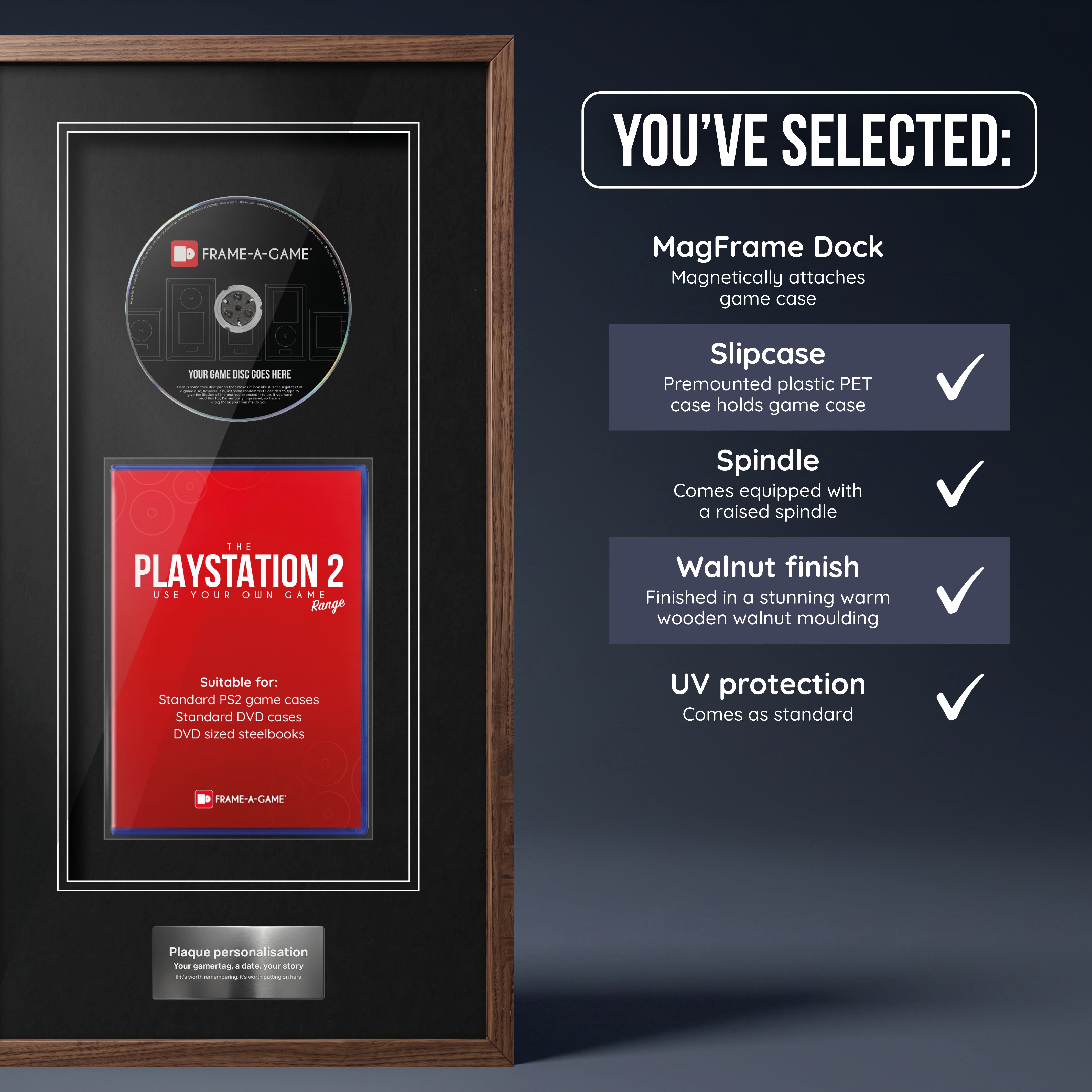 Use Your Own Game (PS2) Elite Display Frame